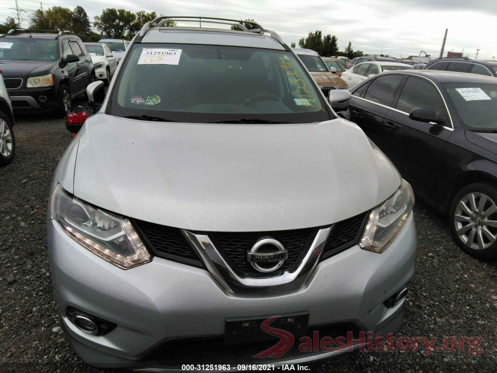 5N1AT2MV5GC836002 2016 NISSAN ROGUE