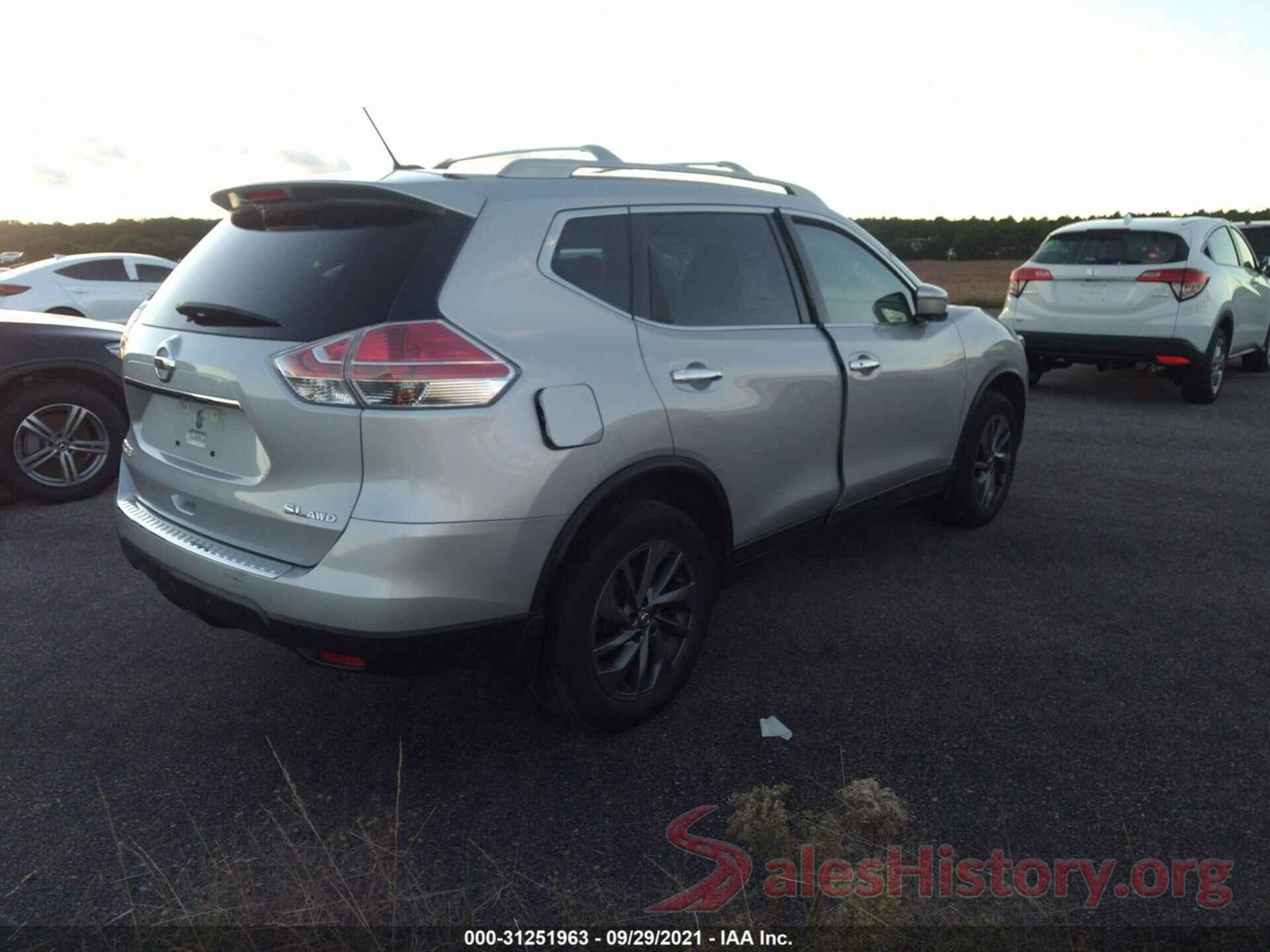 5N1AT2MV5GC836002 2016 NISSAN ROGUE