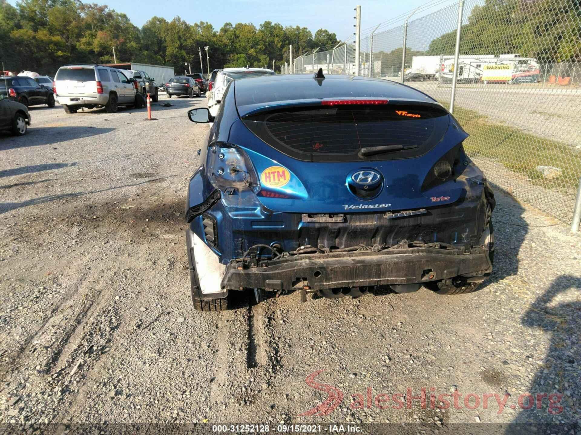 KMHTC6AE2GU300445 2016 HYUNDAI VELOSTER