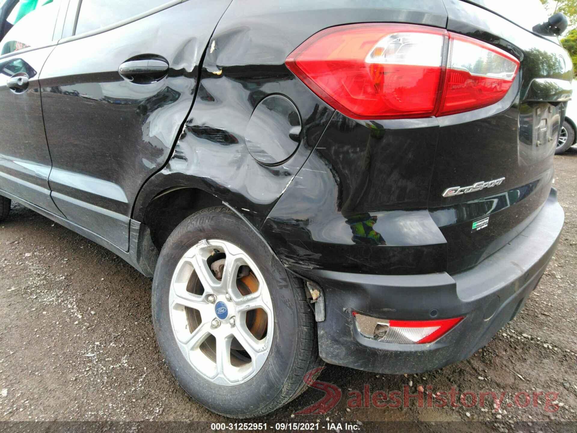 MAJ6S3GL2KC251115 2019 FORD ECOSPORT