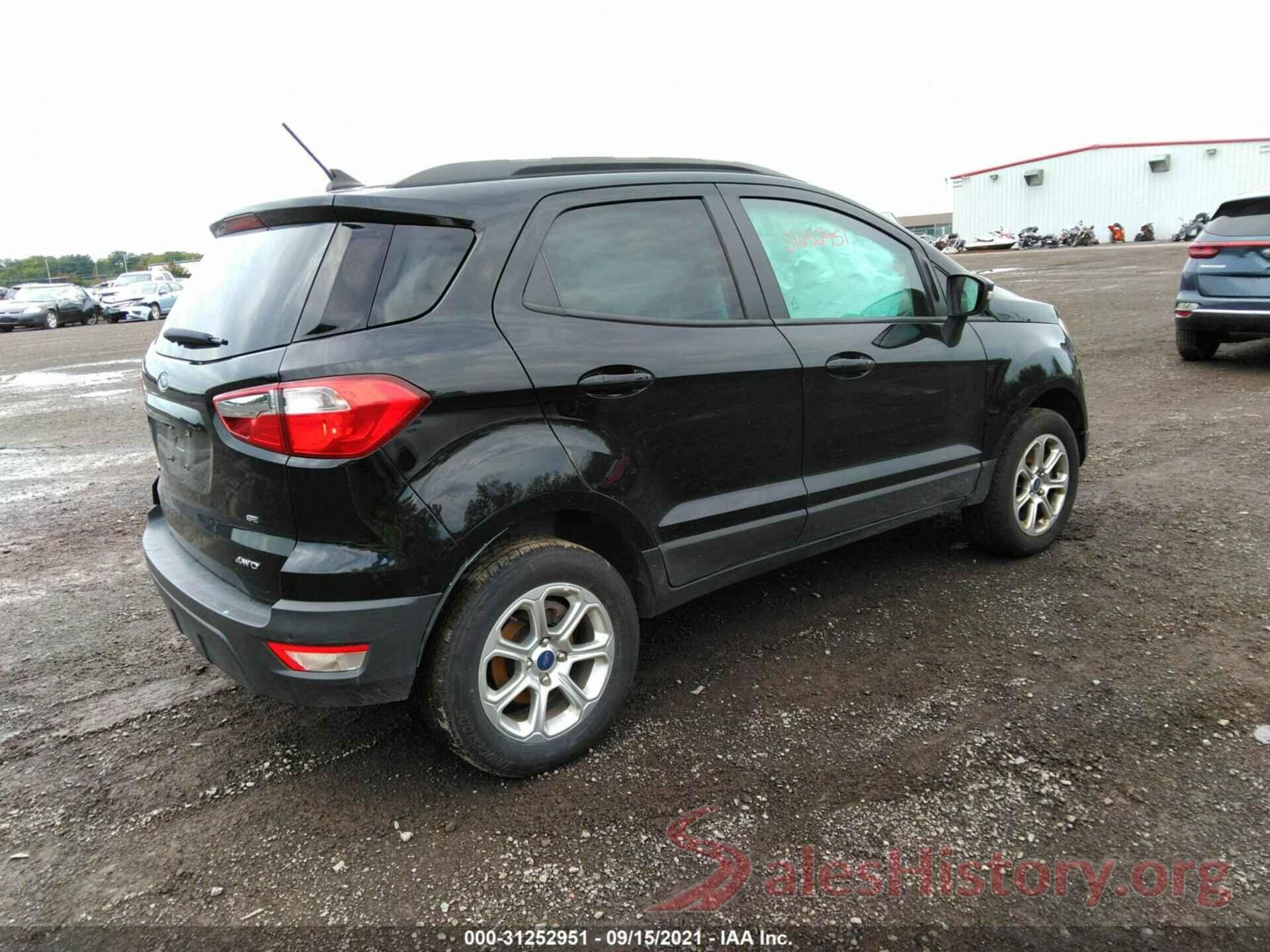 MAJ6S3GL2KC251115 2019 FORD ECOSPORT