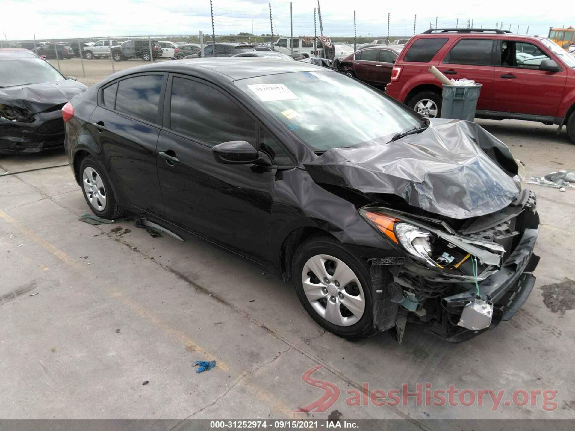 KNAFK4A68G5458913 2016 KIA FORTE