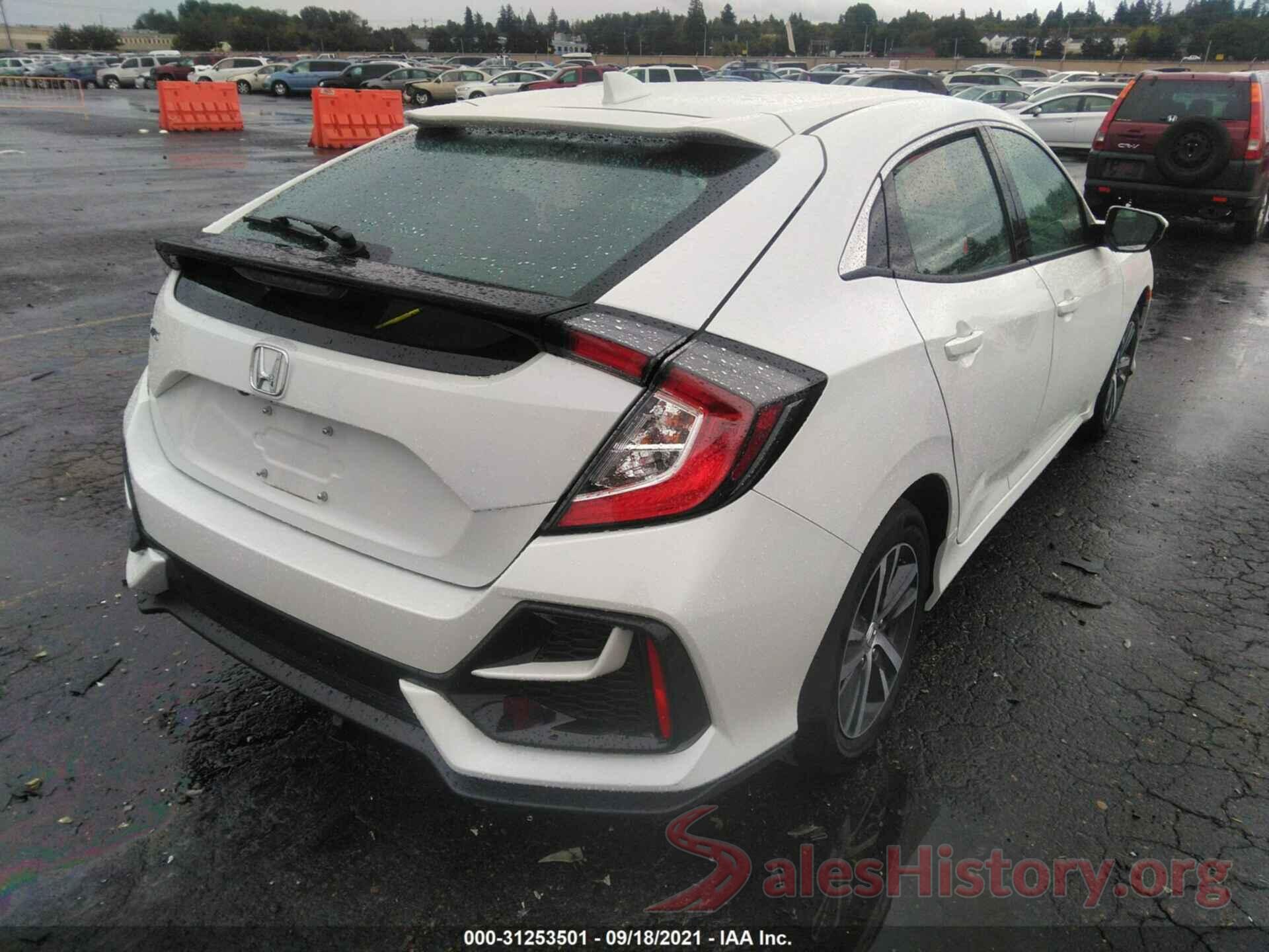 SHHFK7H33LU408878 2020 HONDA CIVIC HATCHBACK