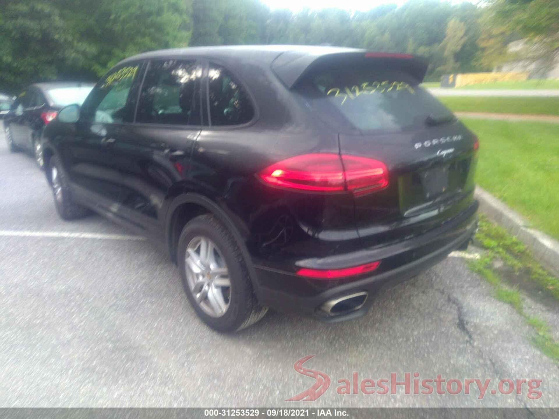 WP1AA2A20GKA10182 2016 PORSCHE CAYENNE