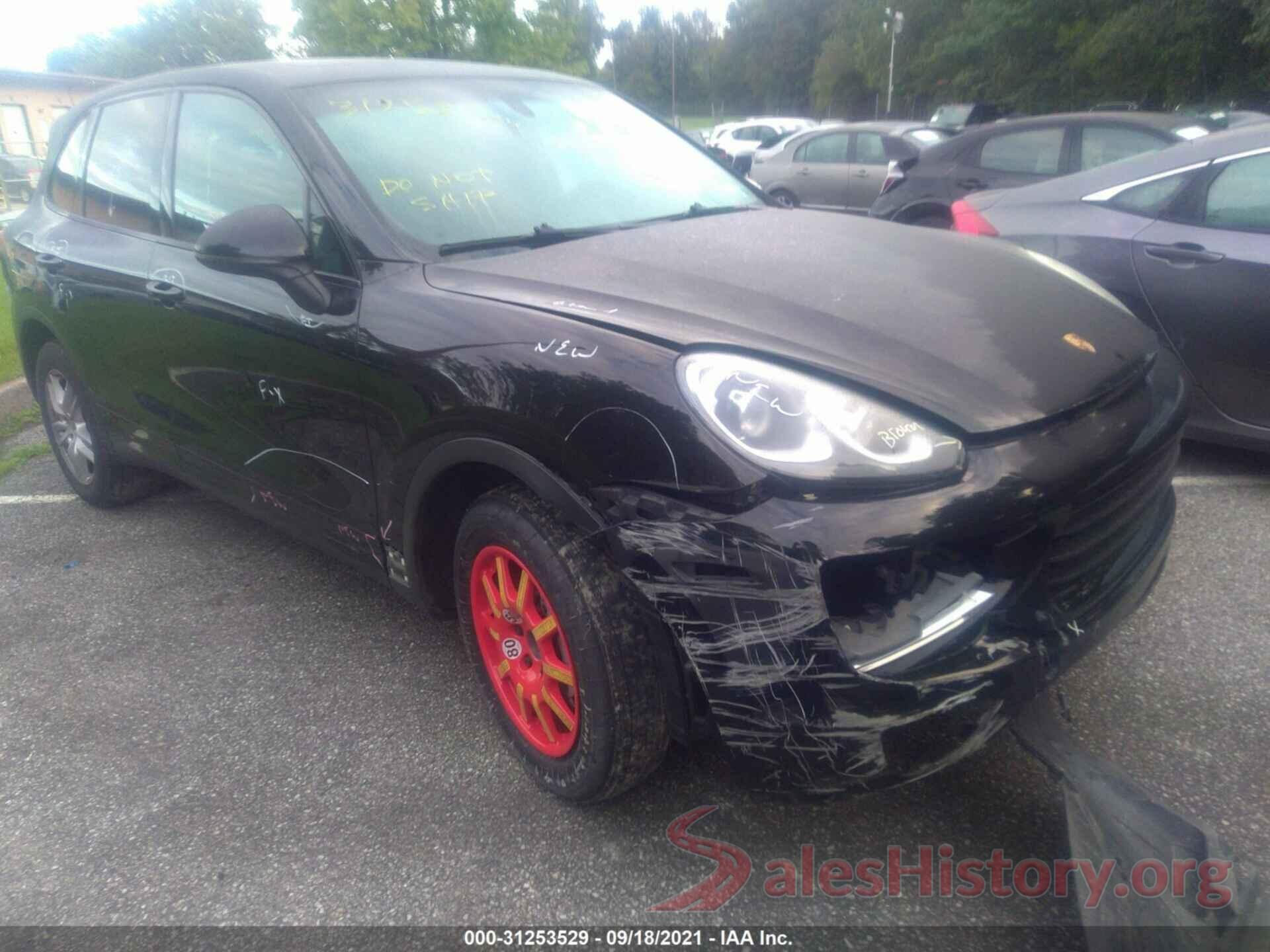 WP1AA2A20GKA10182 2016 PORSCHE CAYENNE