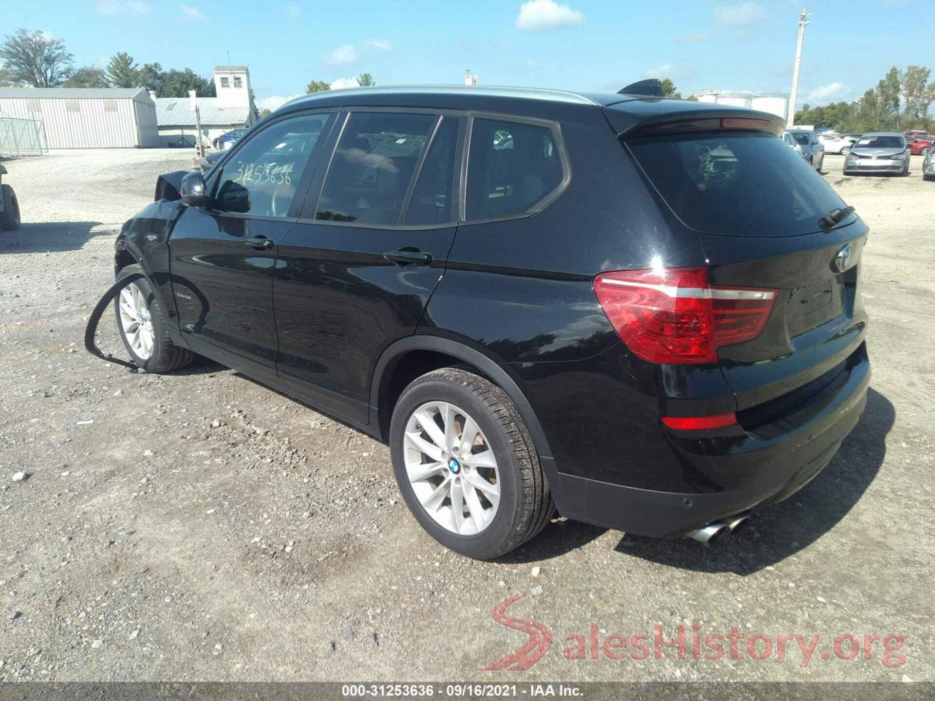 5UXWX9C51G0D86599 2016 BMW X3