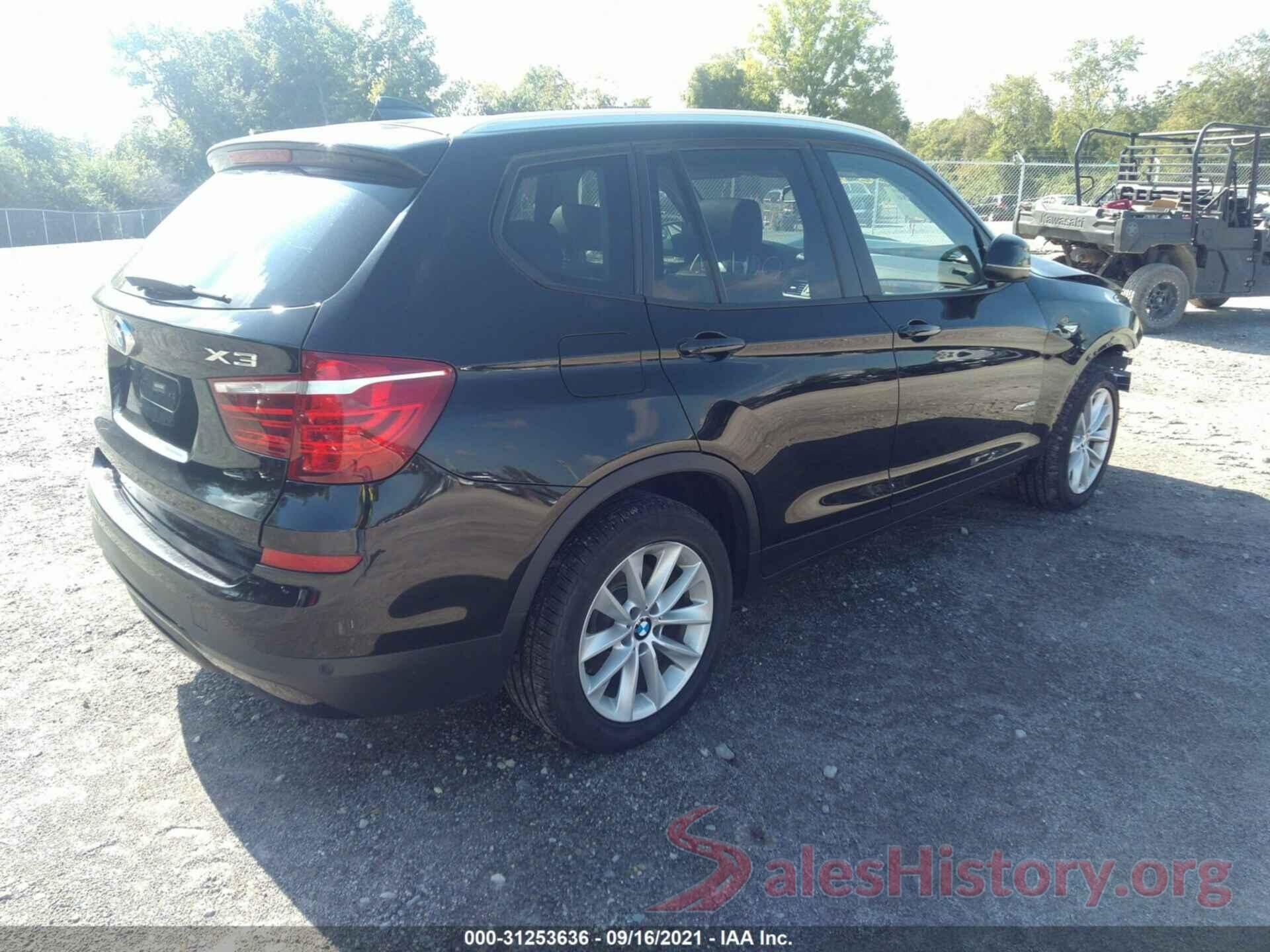 5UXWX9C51G0D86599 2016 BMW X3