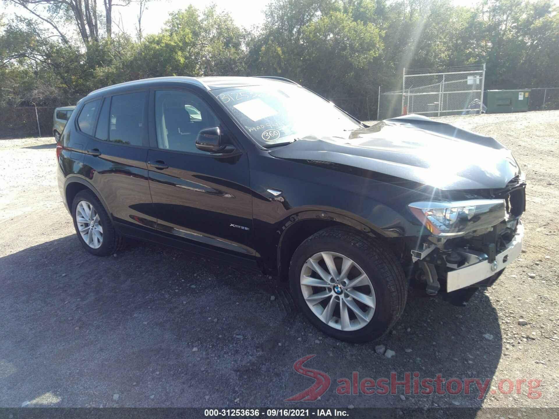 5UXWX9C51G0D86599 2016 BMW X3