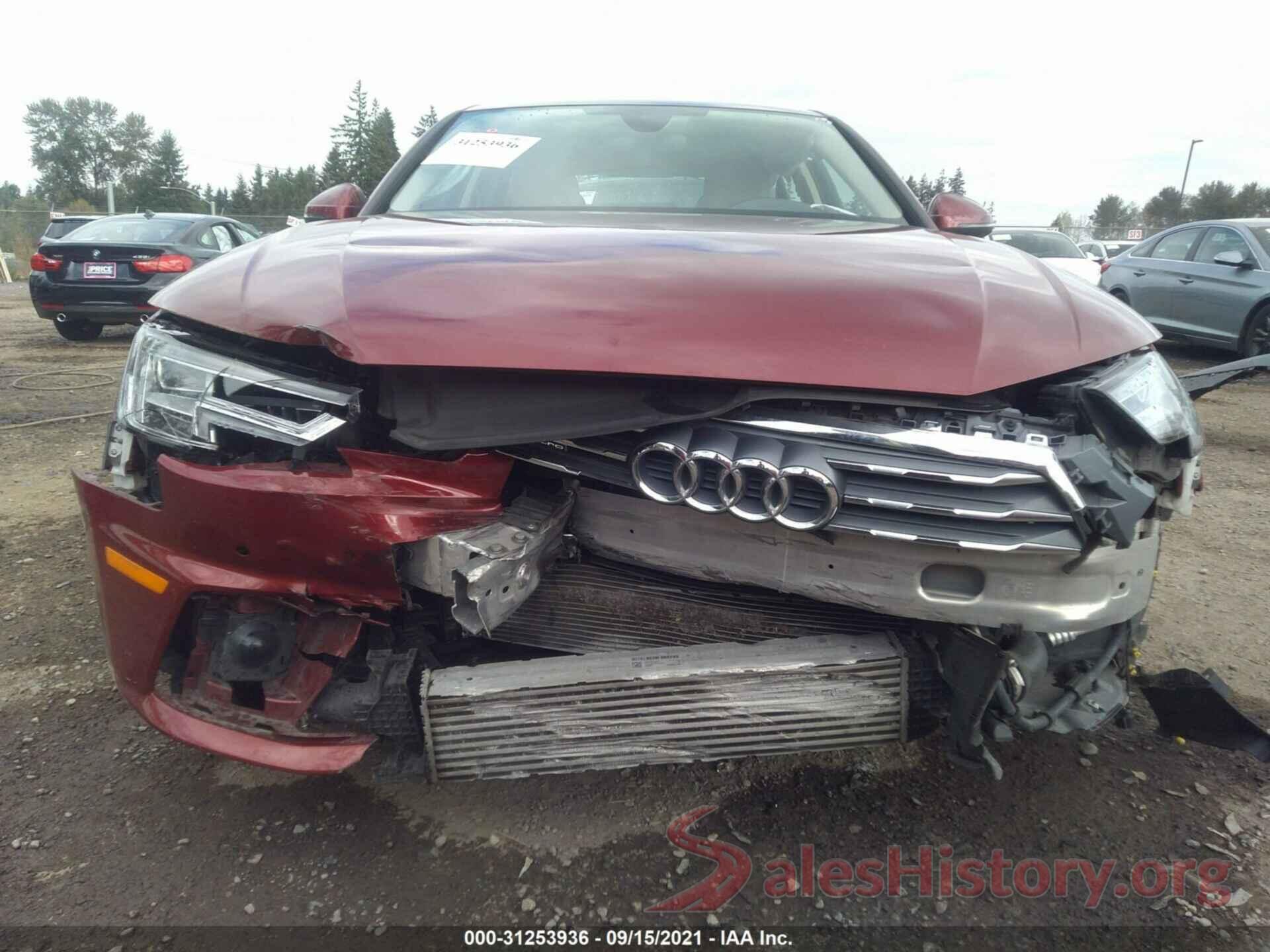 WAUENAF4XKA062779 2019 AUDI A4