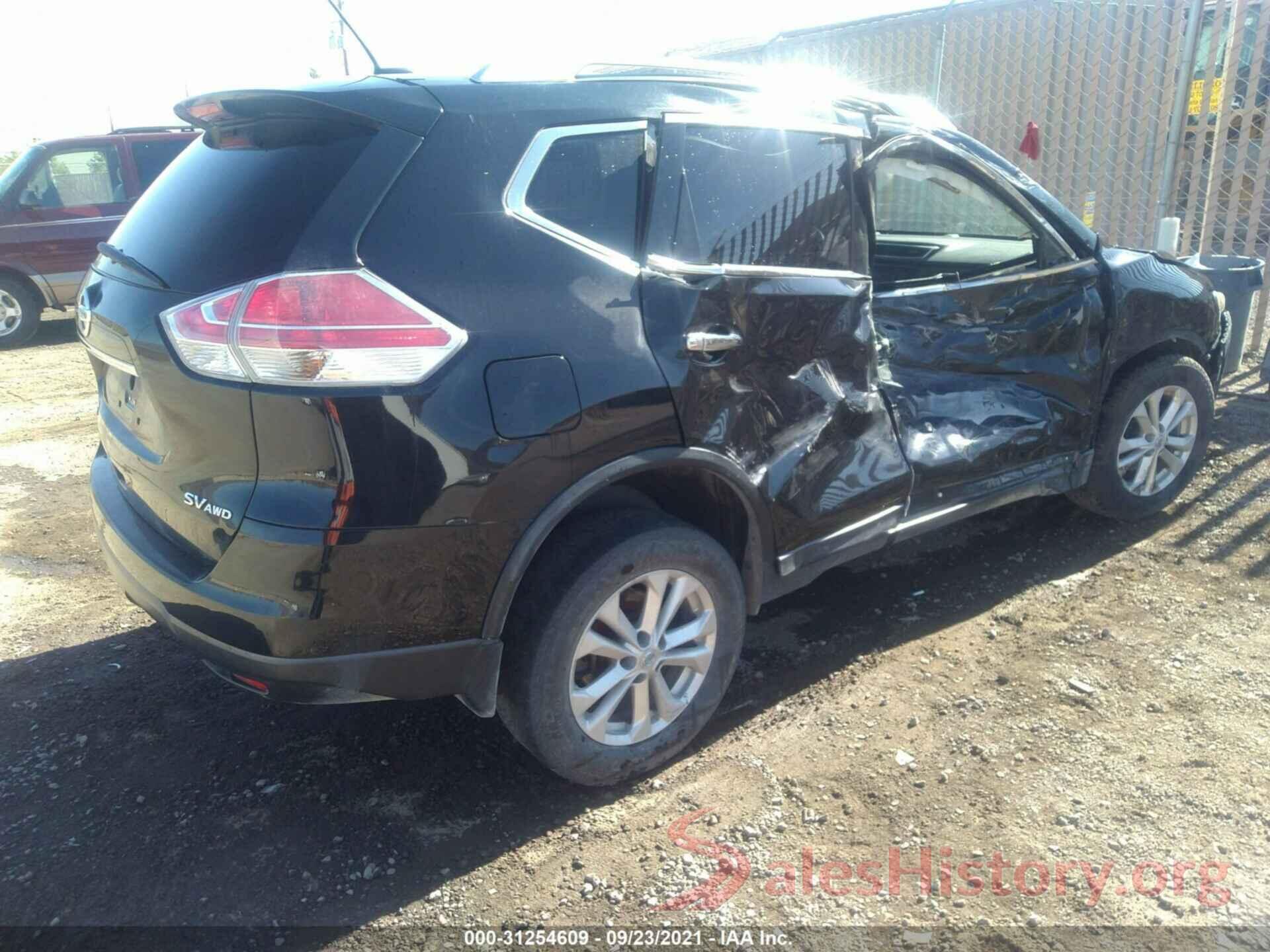 KNMAT2MV4GP735742 2016 NISSAN ROGUE