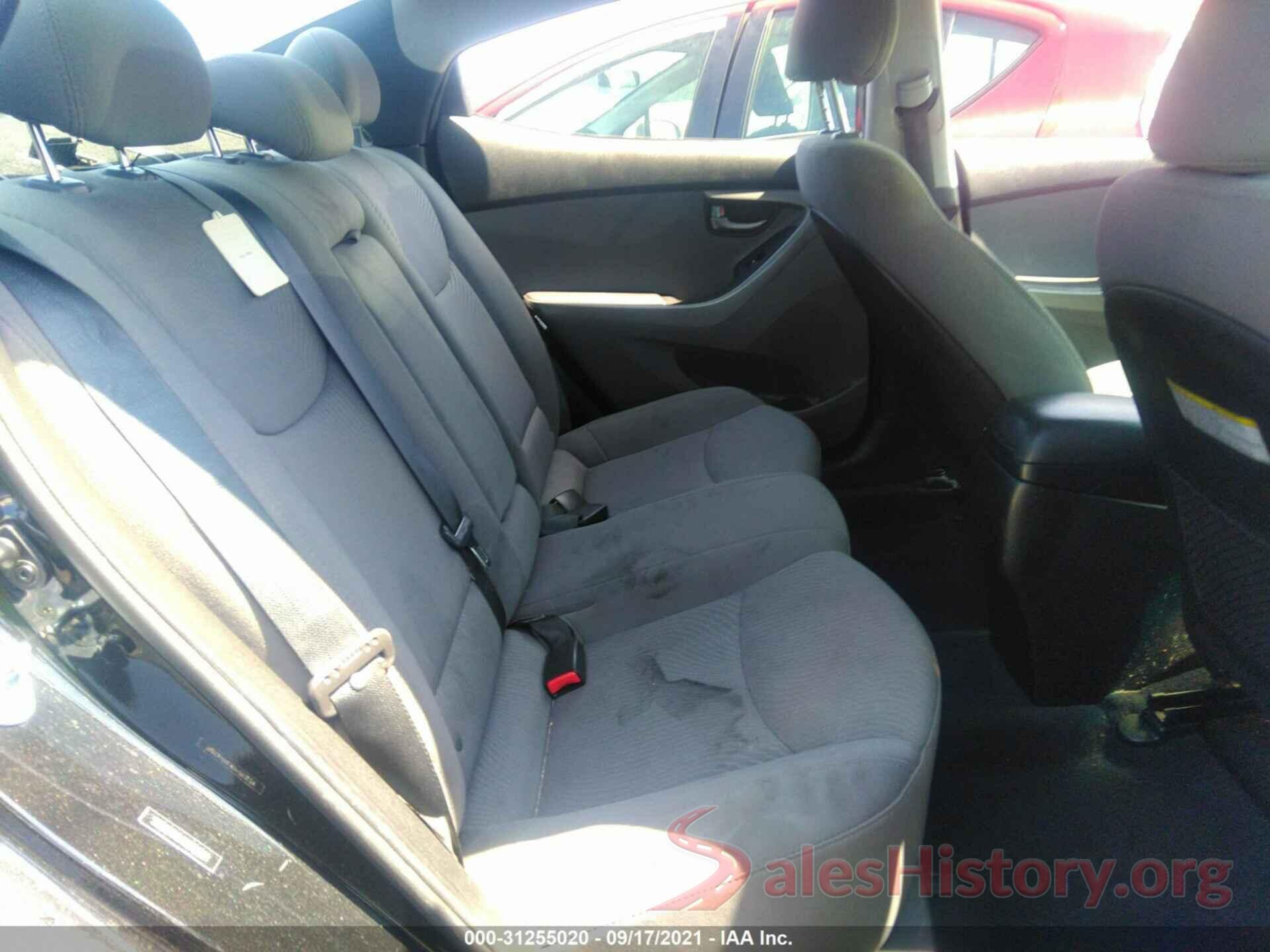 5NPDH4AE4GH783624 2016 HYUNDAI ELANTRA