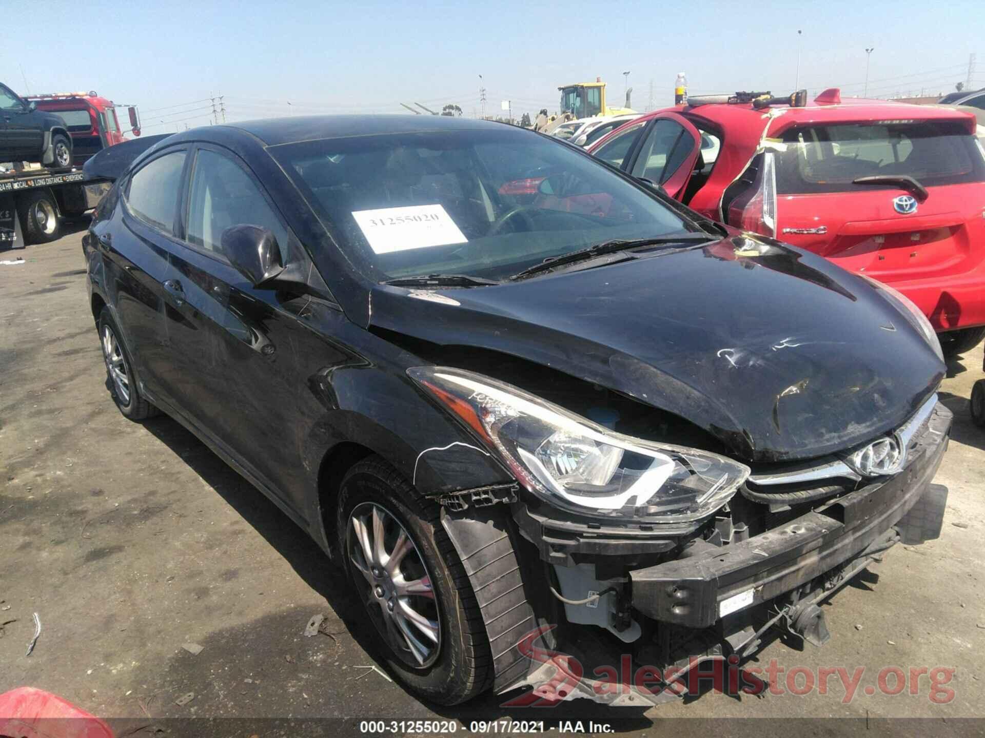 5NPDH4AE4GH783624 2016 HYUNDAI ELANTRA