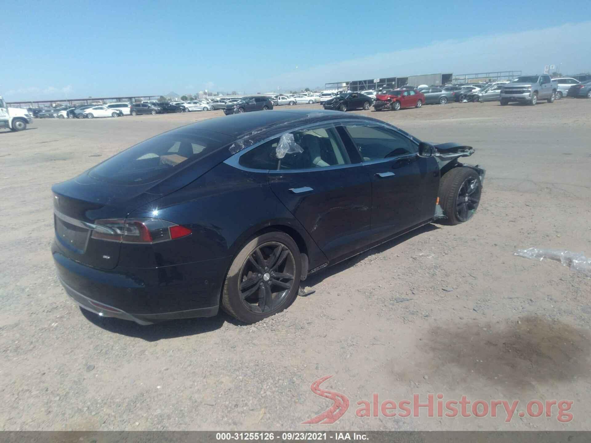 5YJSA1H15EFP63066 2014 TESLA MODEL S