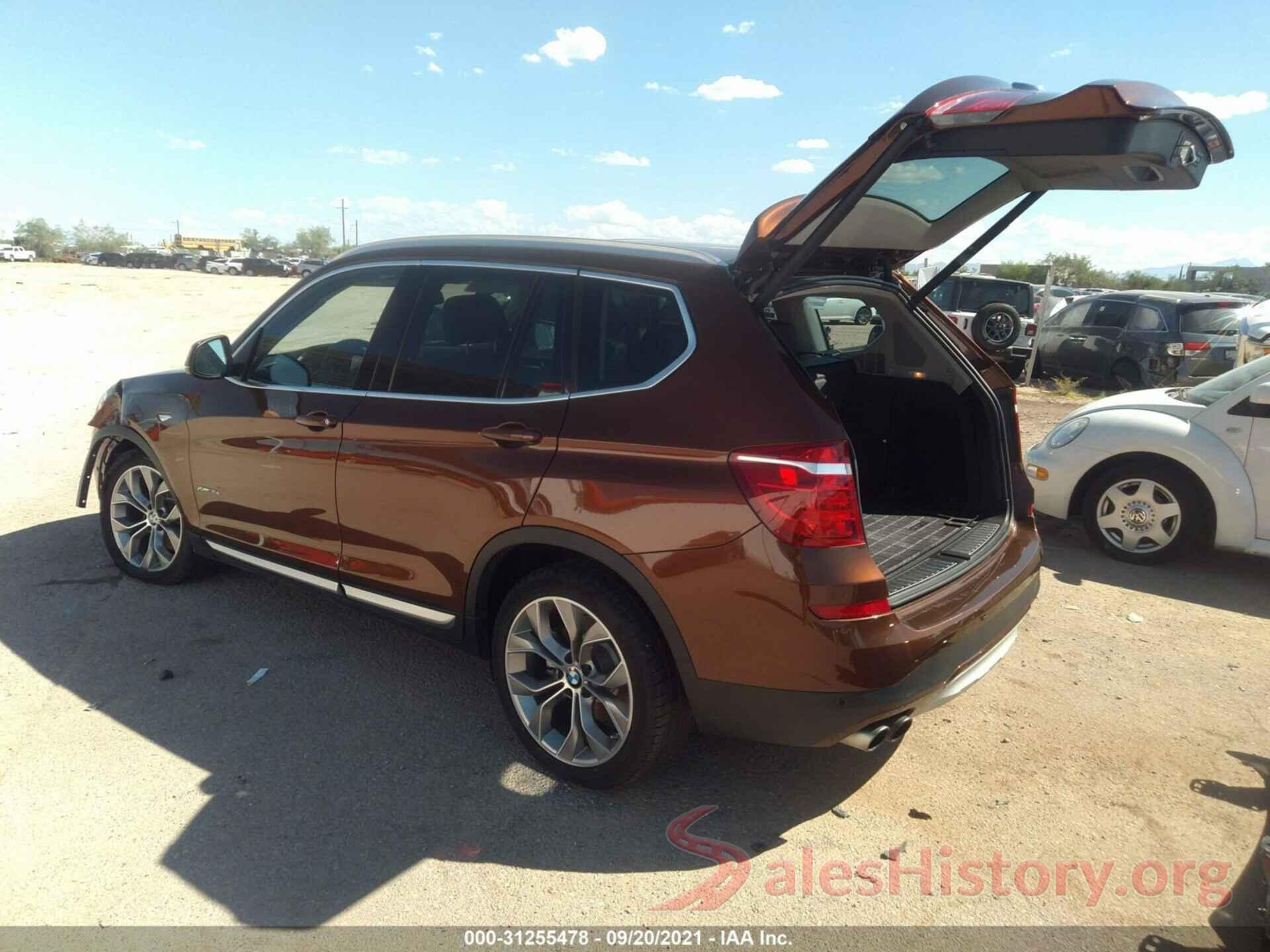 5UXWX7C30H0W39445 2017 BMW X3