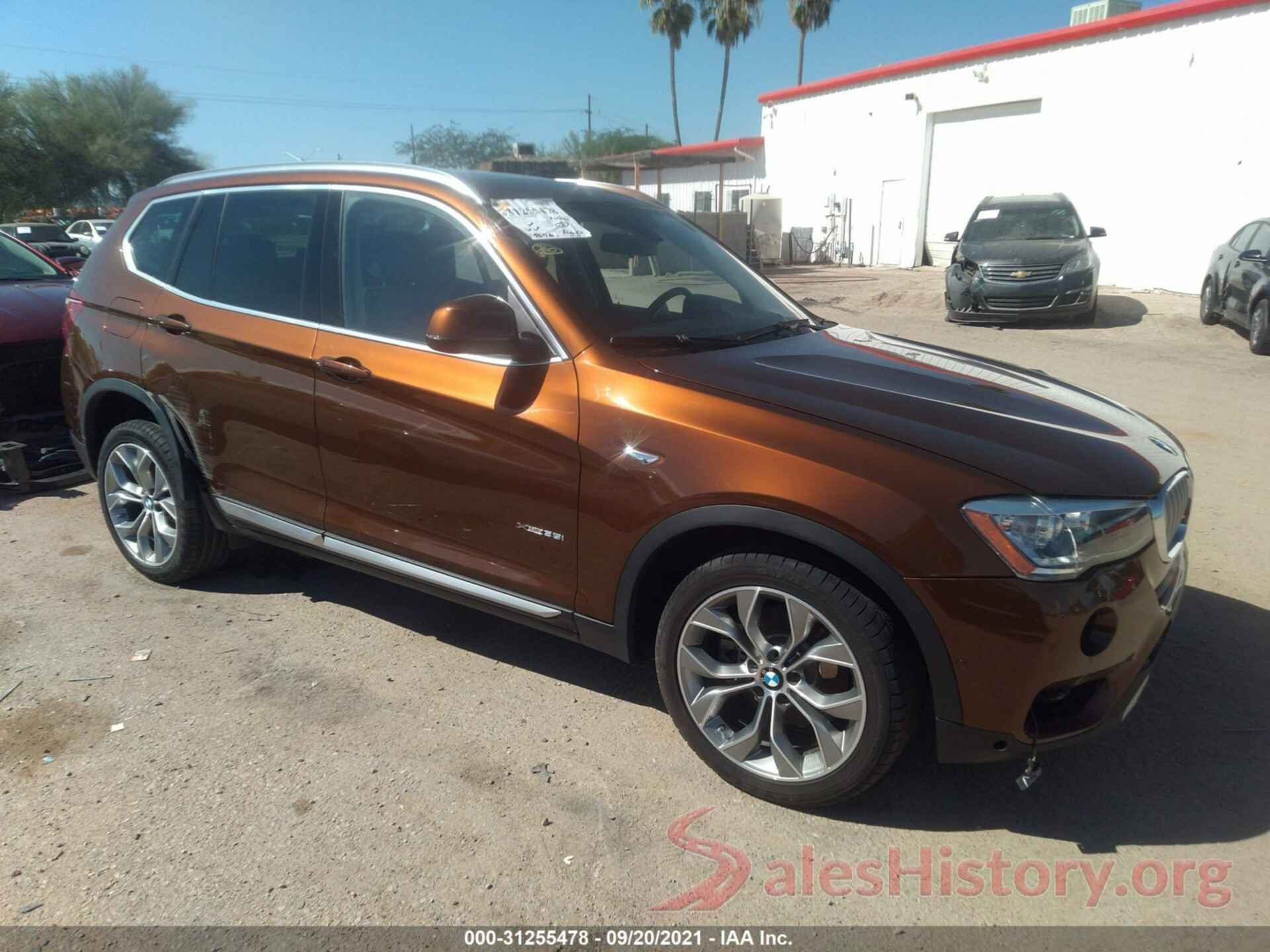 5UXWX7C30H0W39445 2017 BMW X3