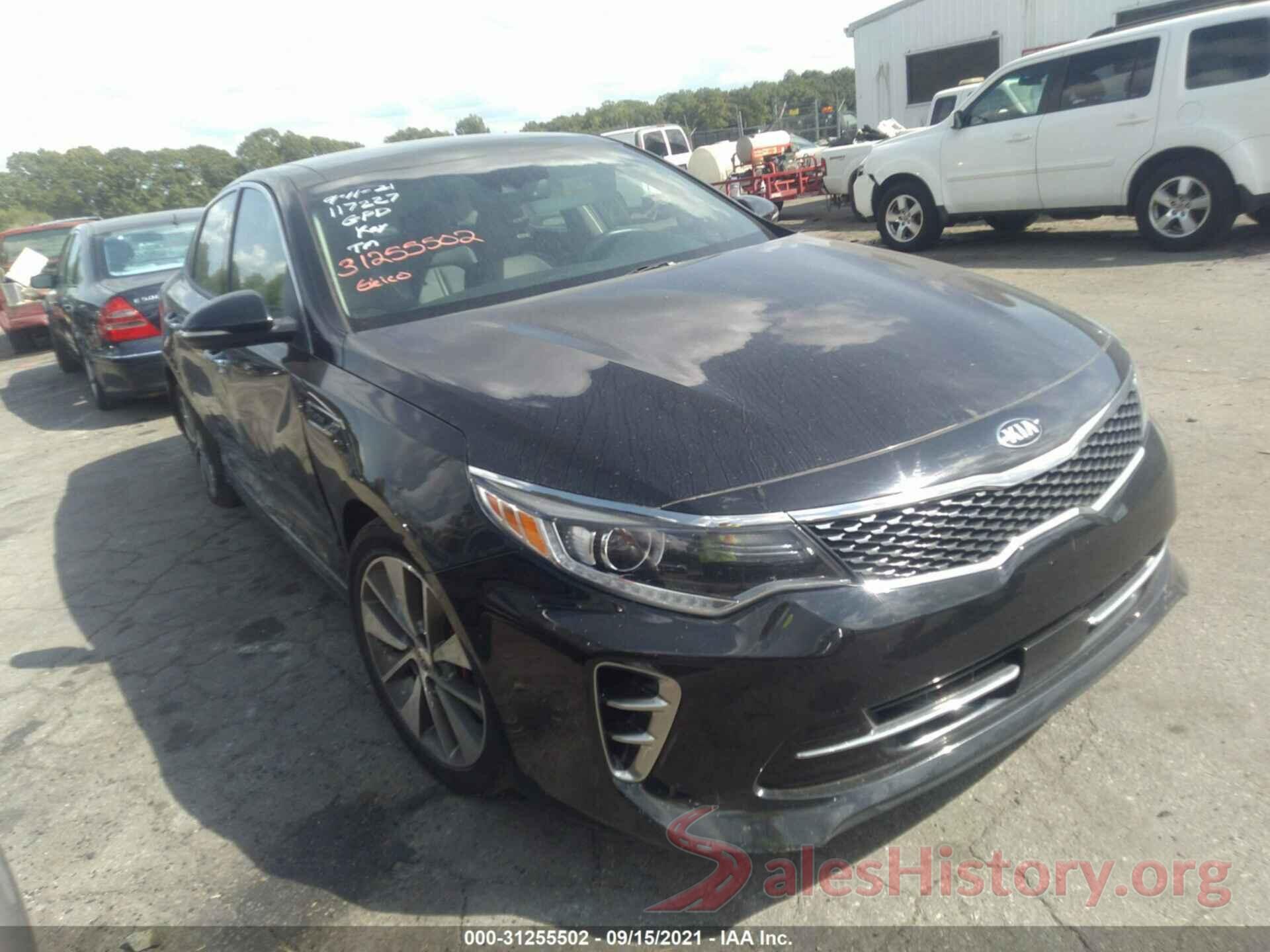 5XXGW4L29GG117277 2016 KIA OPTIMA