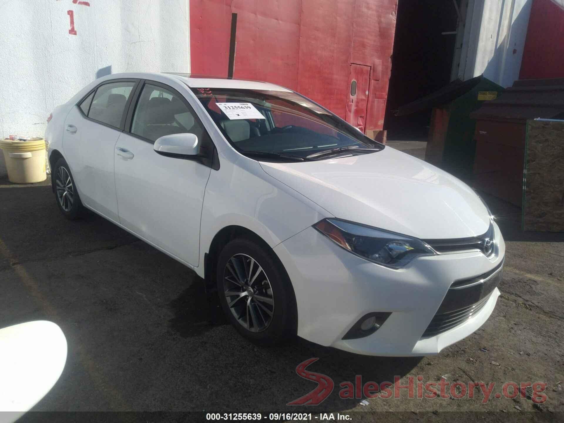 2T1BURHE5GC615919 2016 TOYOTA COROLLA