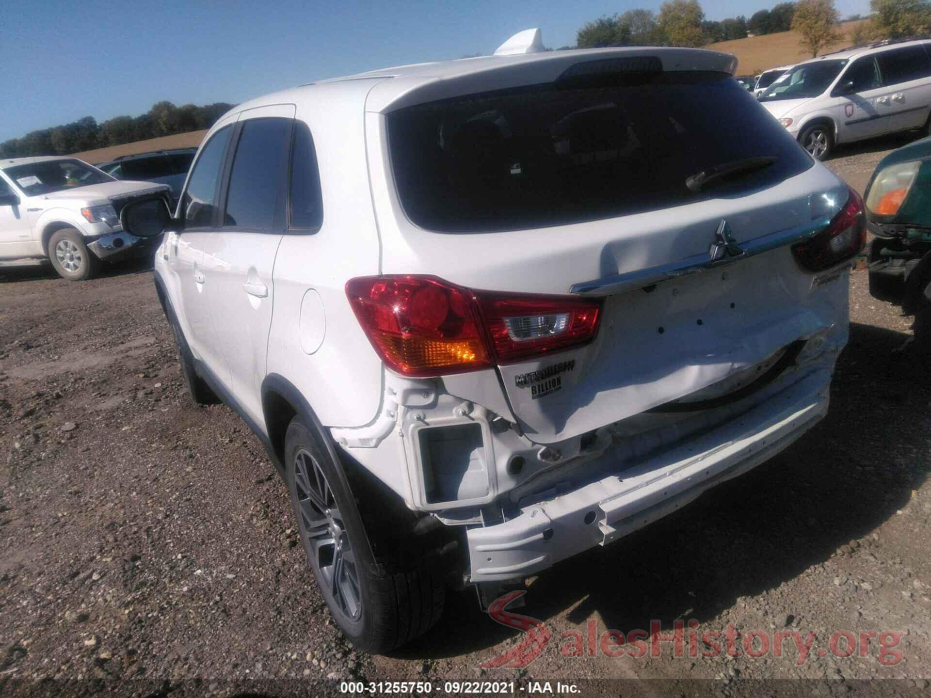 JA4AP3AU1KU020413 2019 MITSUBISHI OUTLANDER SPORT