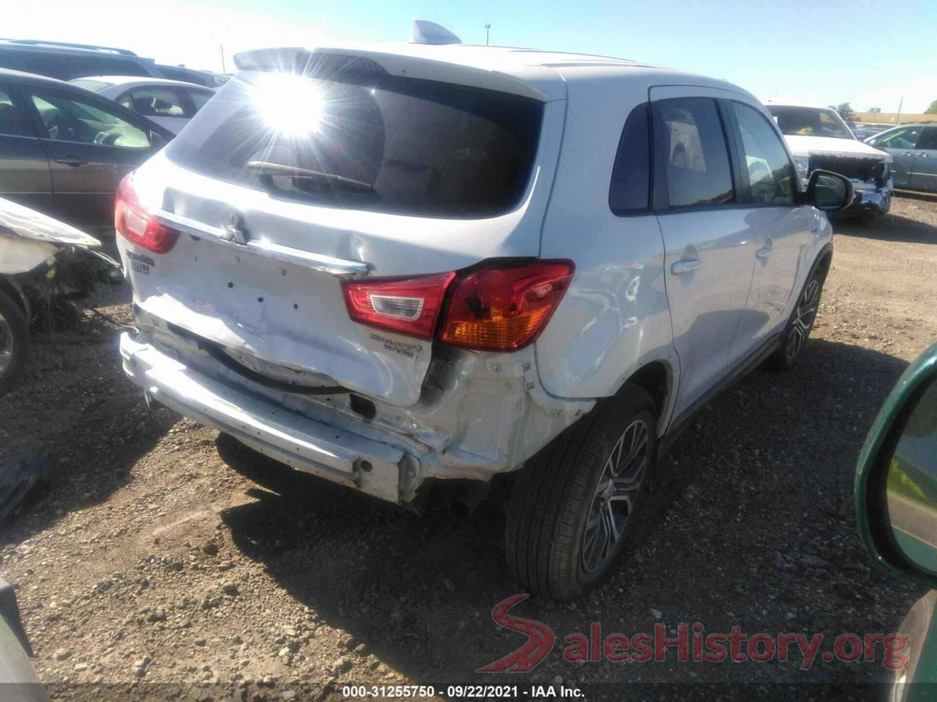 JA4AP3AU1KU020413 2019 MITSUBISHI OUTLANDER SPORT