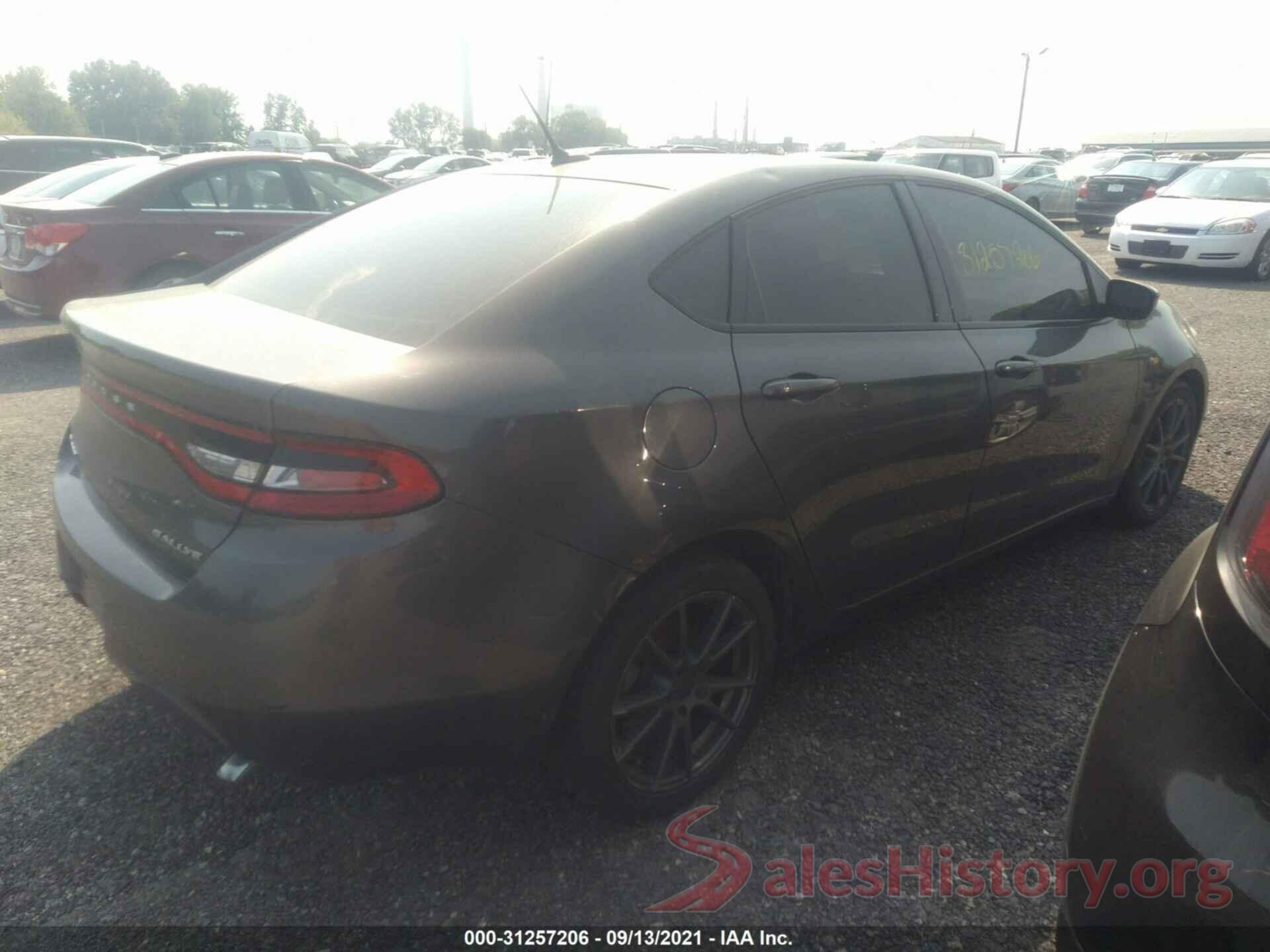 1C3CDFBB7GD540455 2016 DODGE DART