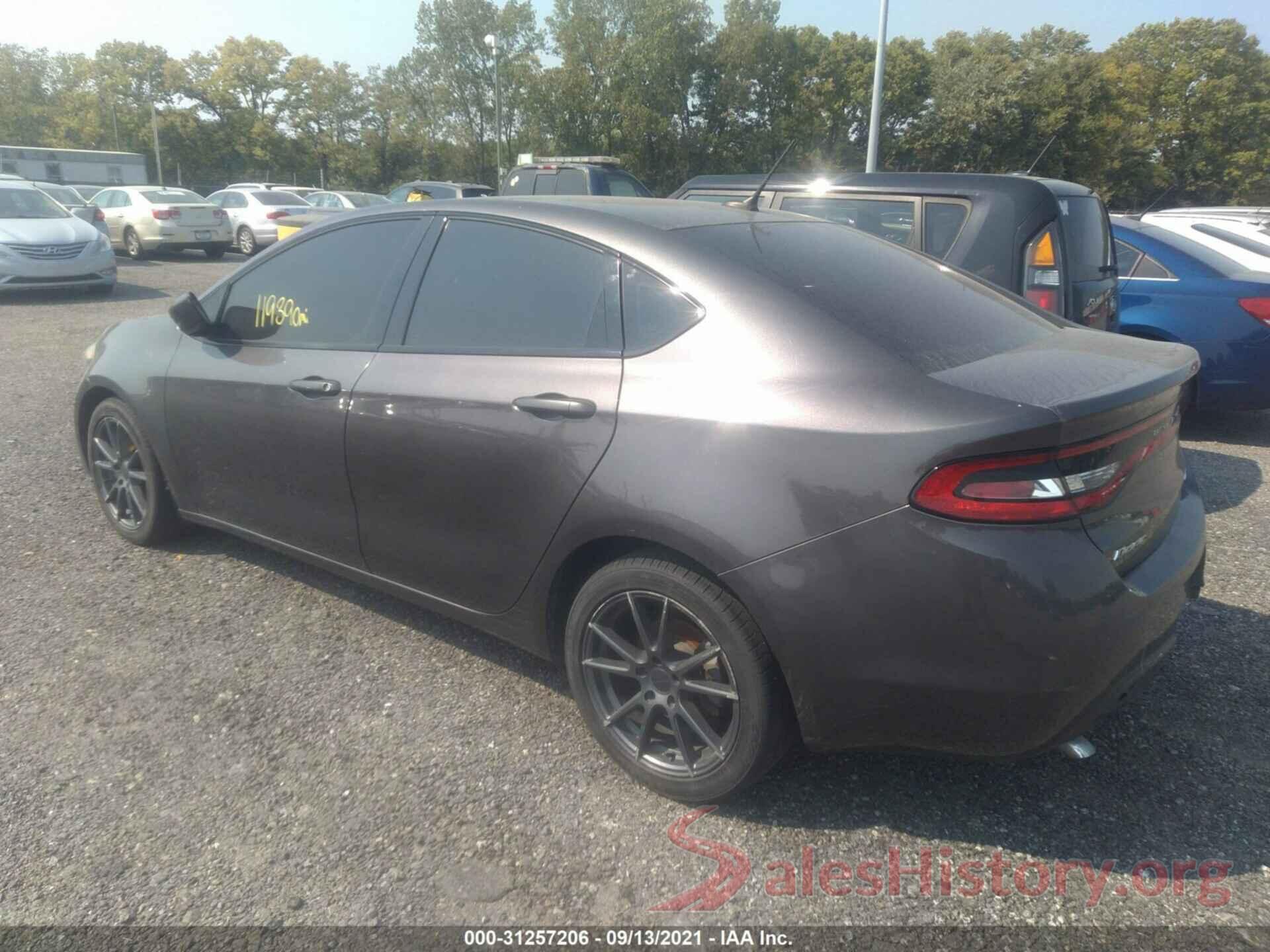 1C3CDFBB7GD540455 2016 DODGE DART