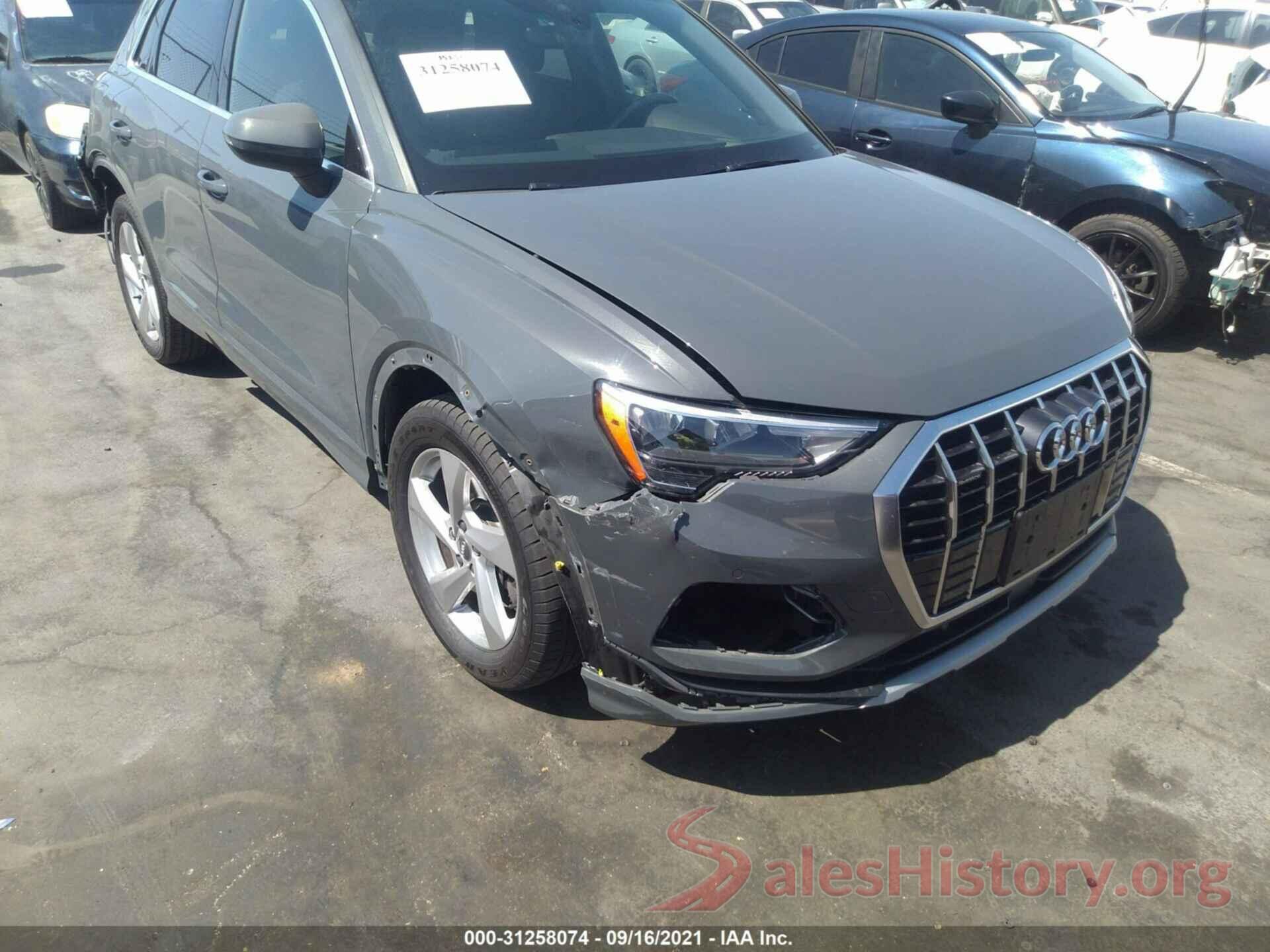 WA1AECF39L1021379 2020 AUDI Q3