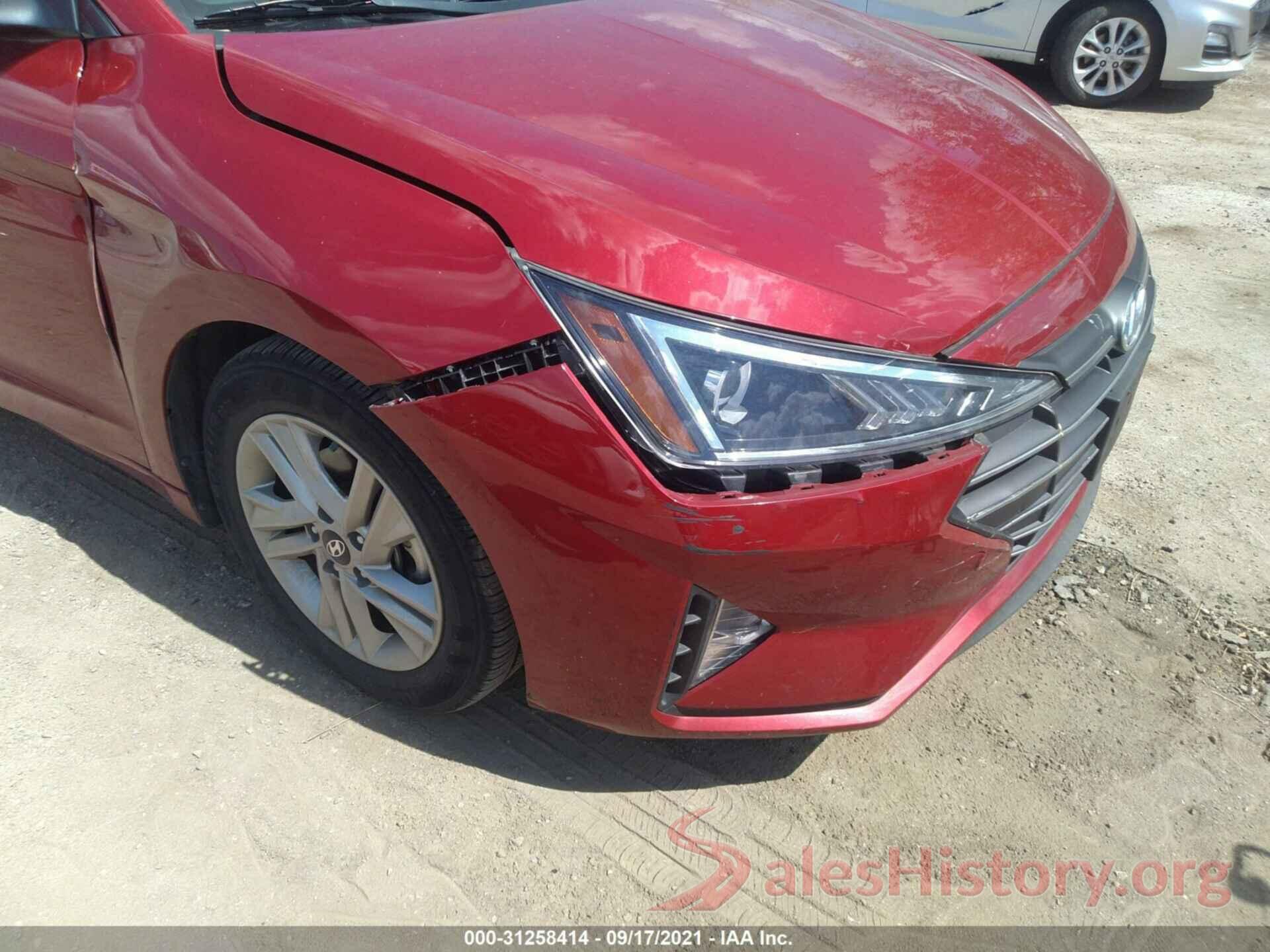 KMHD84LF0KU772670 2019 HYUNDAI ELANTRA