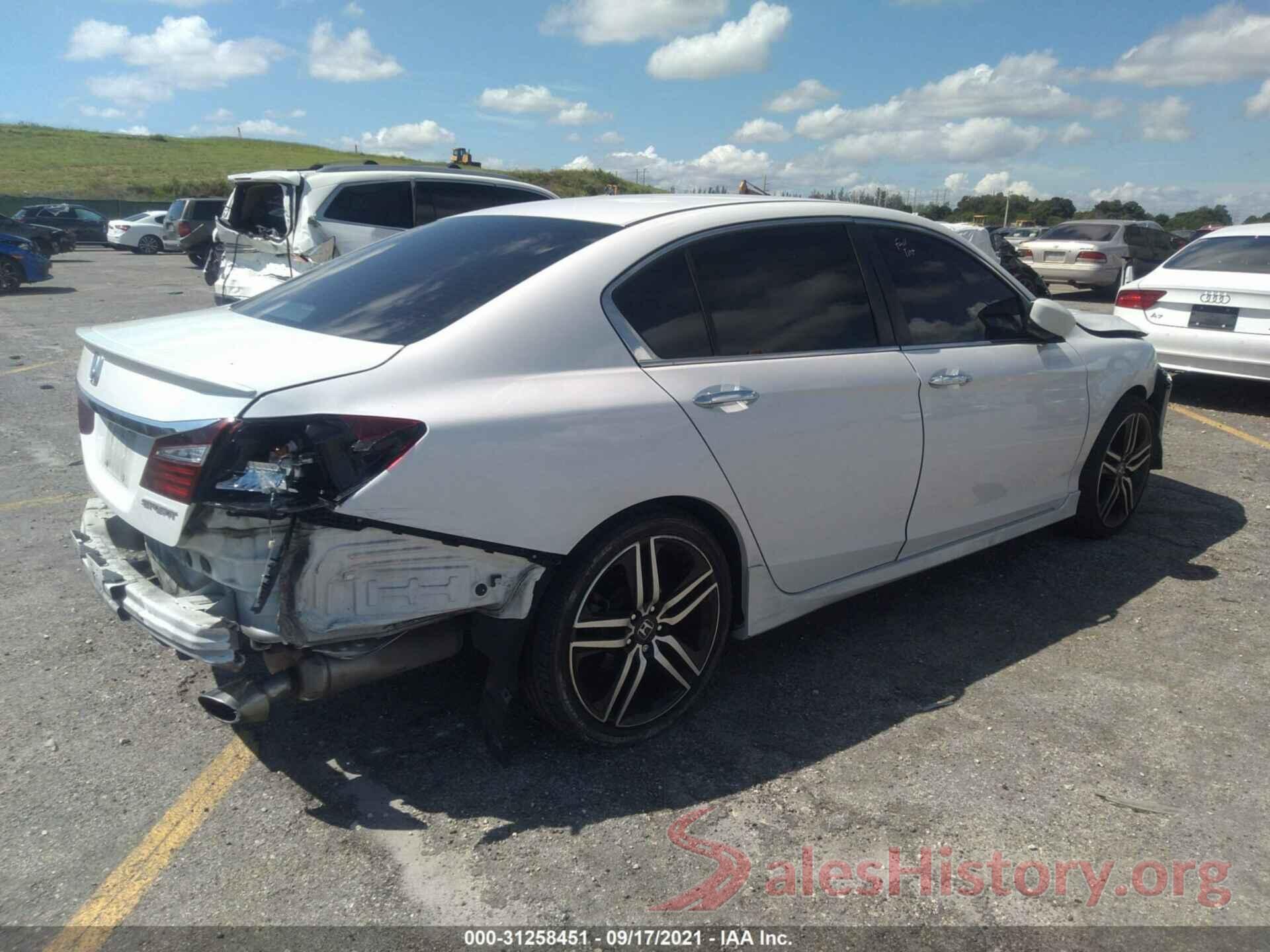 1HGCR2F5XGA091981 2016 HONDA ACCORD SEDAN