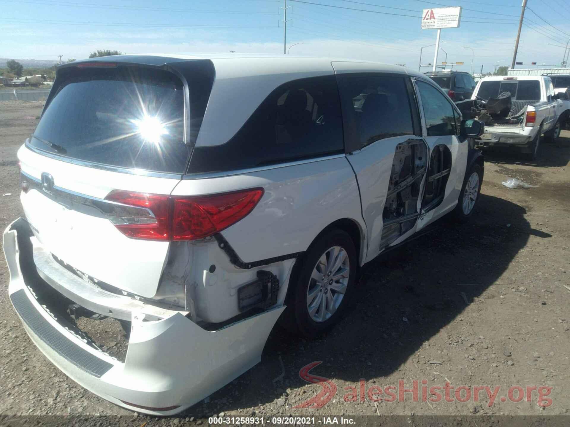 5FNRL6H27KB041835 2019 HONDA ODYSSEY