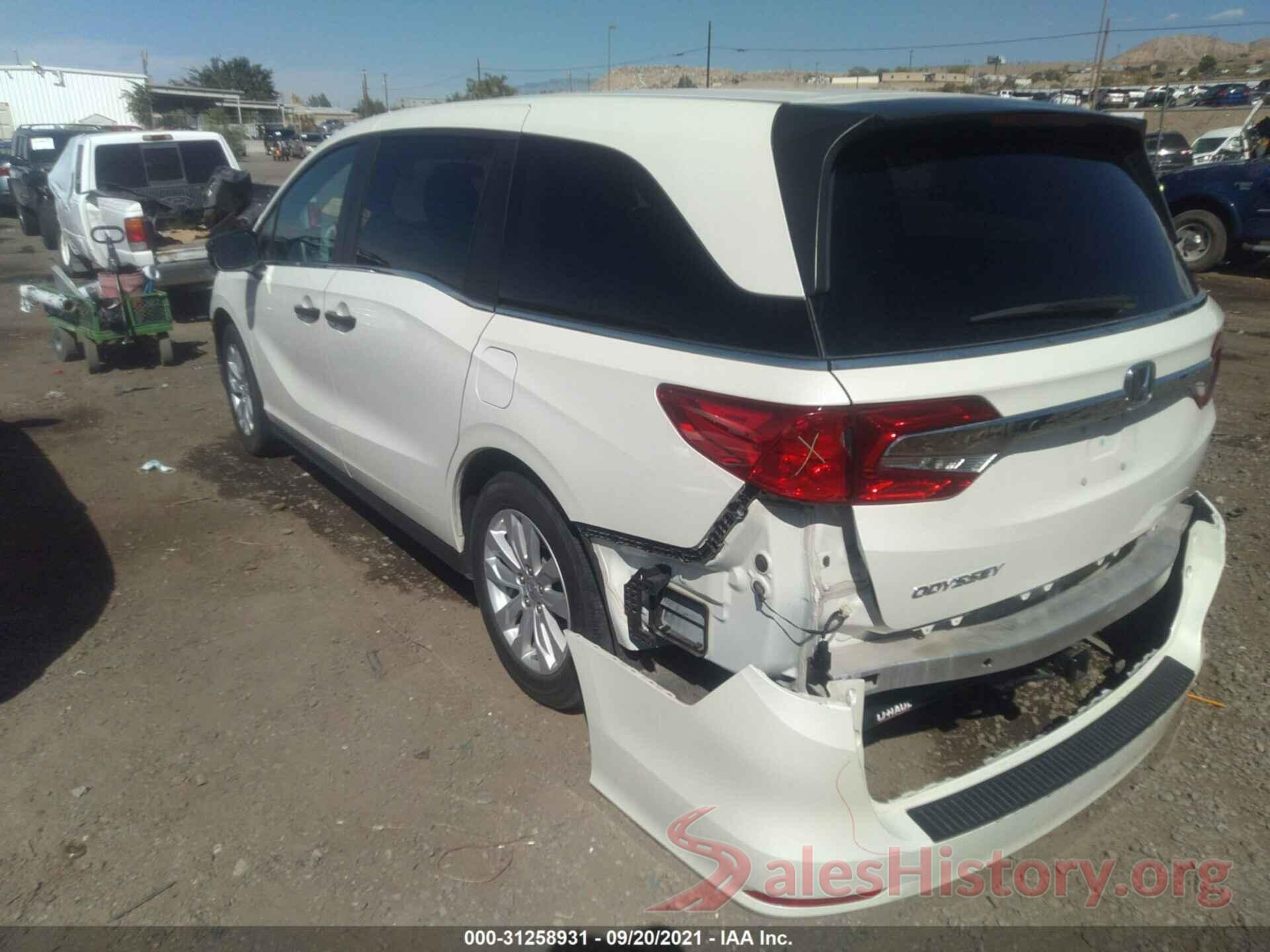 5FNRL6H27KB041835 2019 HONDA ODYSSEY