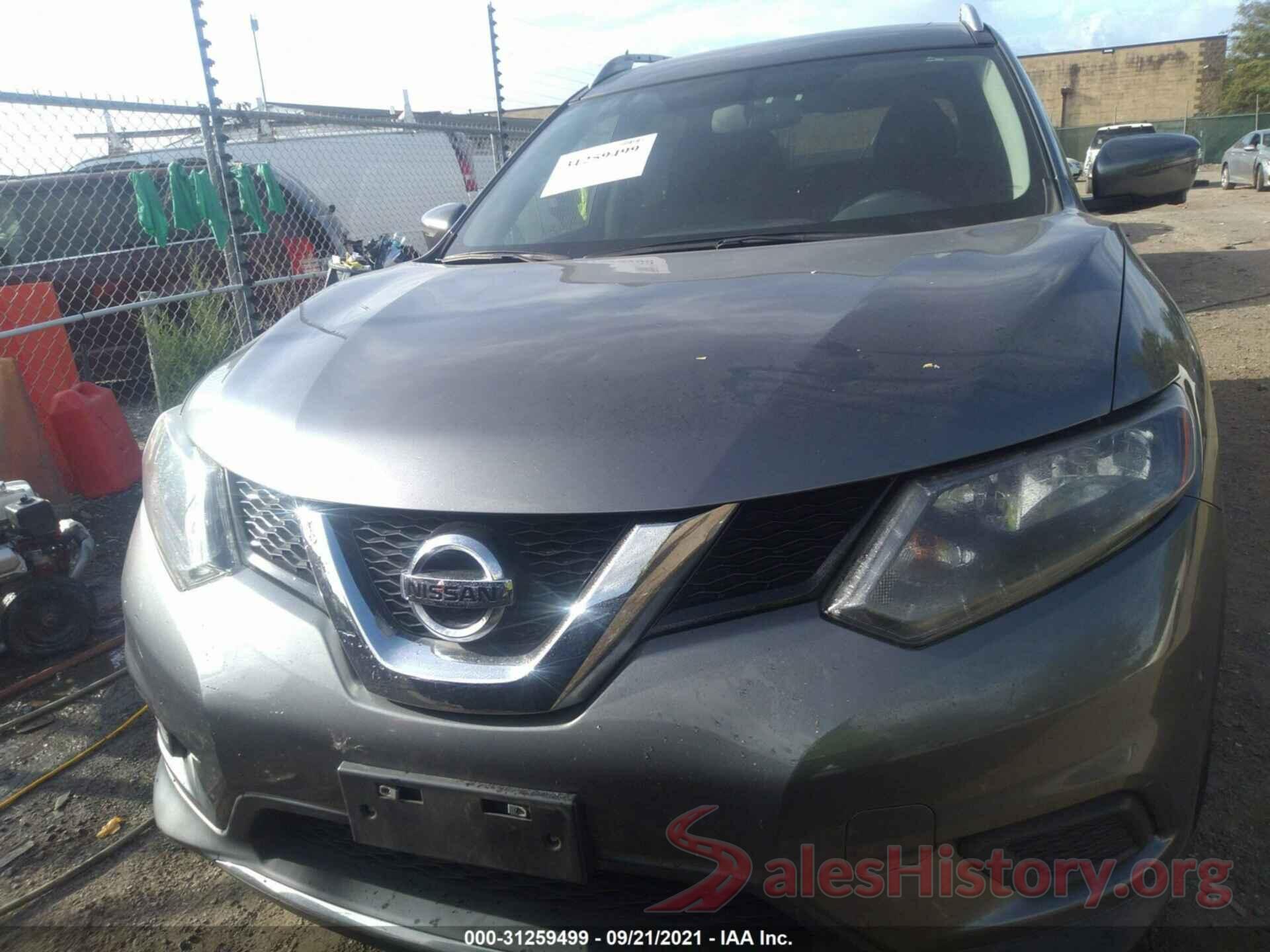 5N1AT2MV9GC858150 2016 NISSAN ROGUE