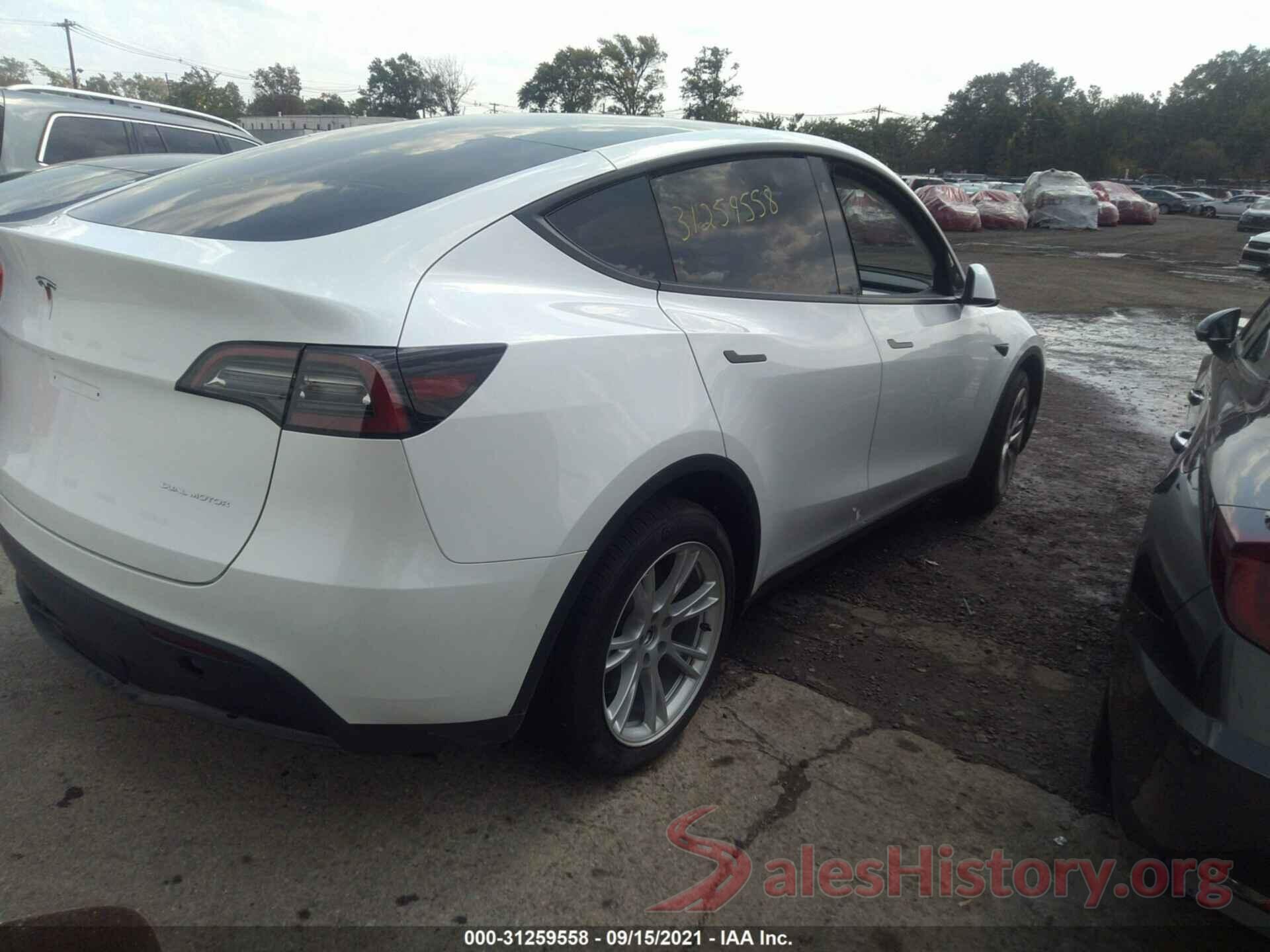 5YJYGDEEXMF228704 2021 TESLA MODEL Y