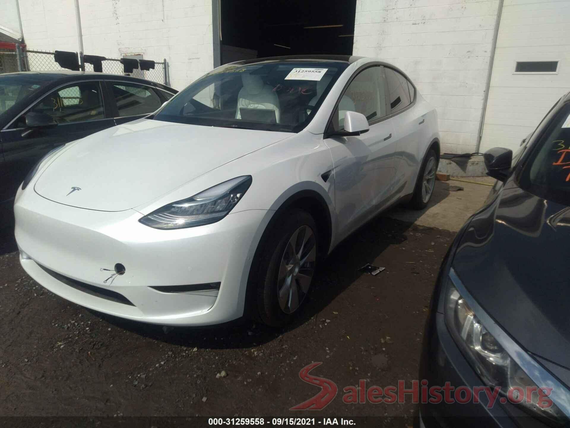 5YJYGDEEXMF228704 2021 TESLA MODEL Y