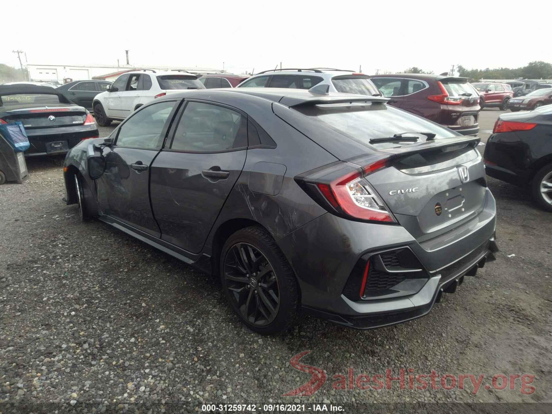 SHHFK7H46MU410280 2021 HONDA CIVIC HATCHBACK