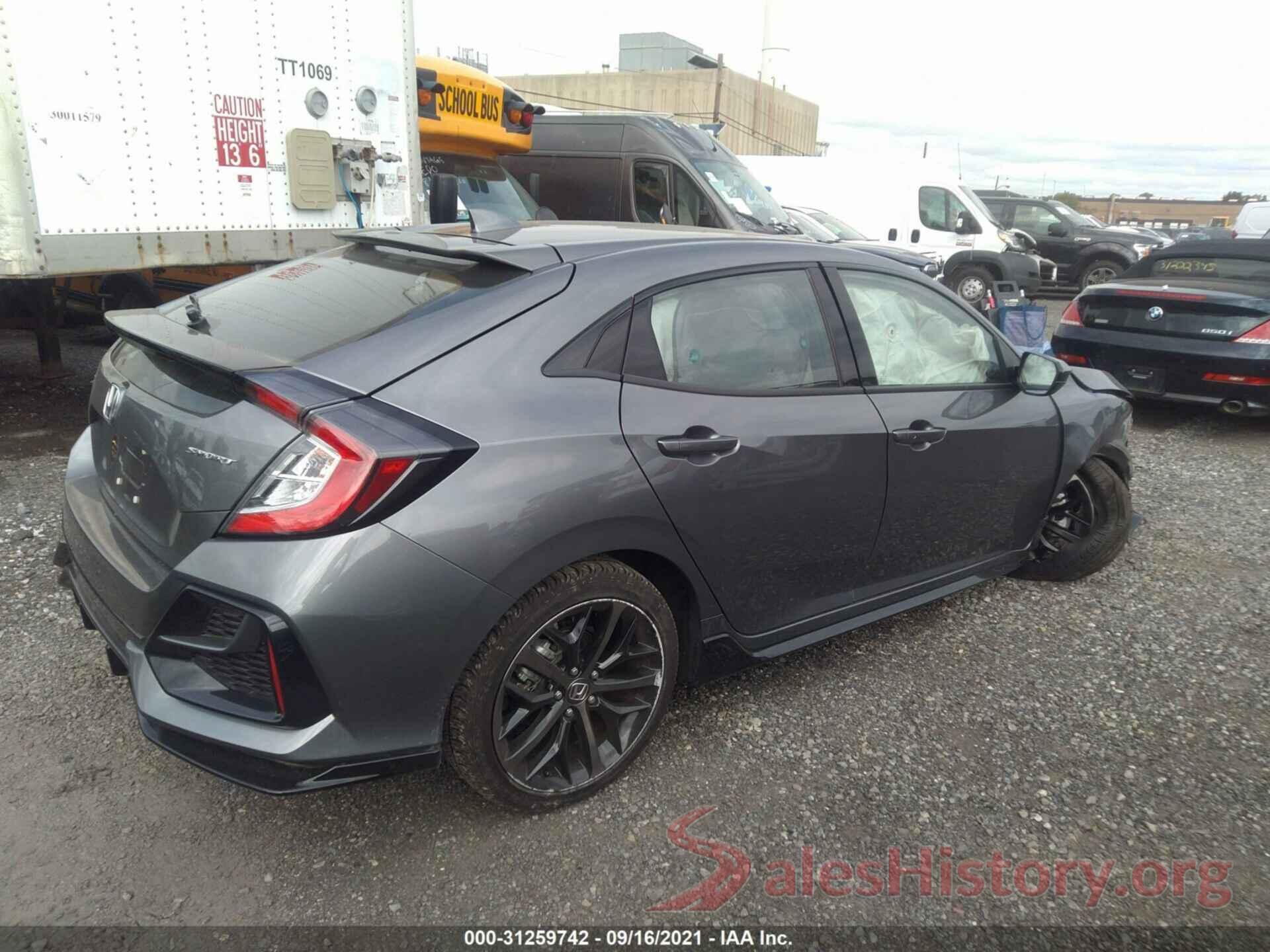 SHHFK7H46MU410280 2021 HONDA CIVIC HATCHBACK