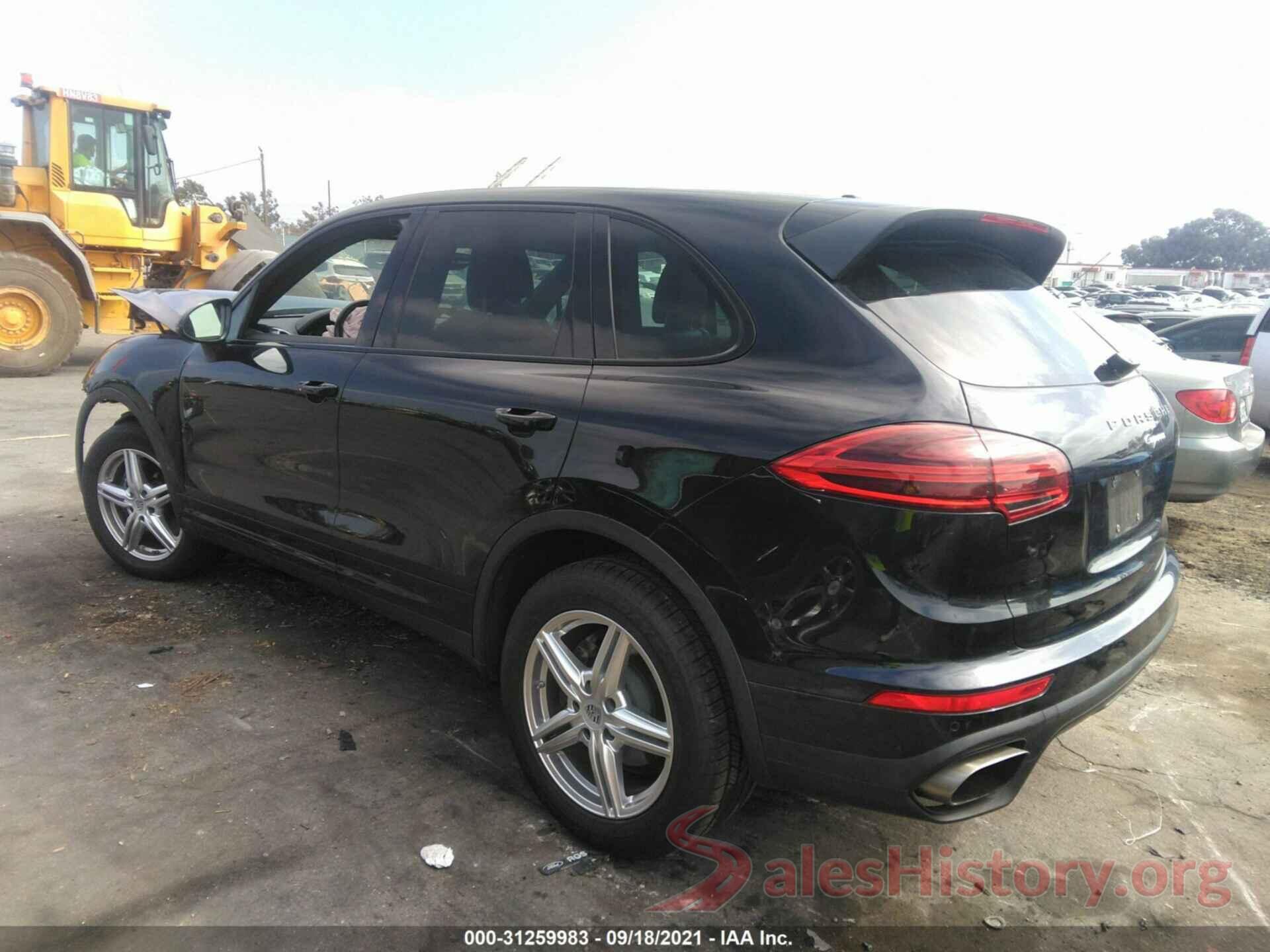 WP1AA2A25GKA15667 2016 PORSCHE CAYENNE