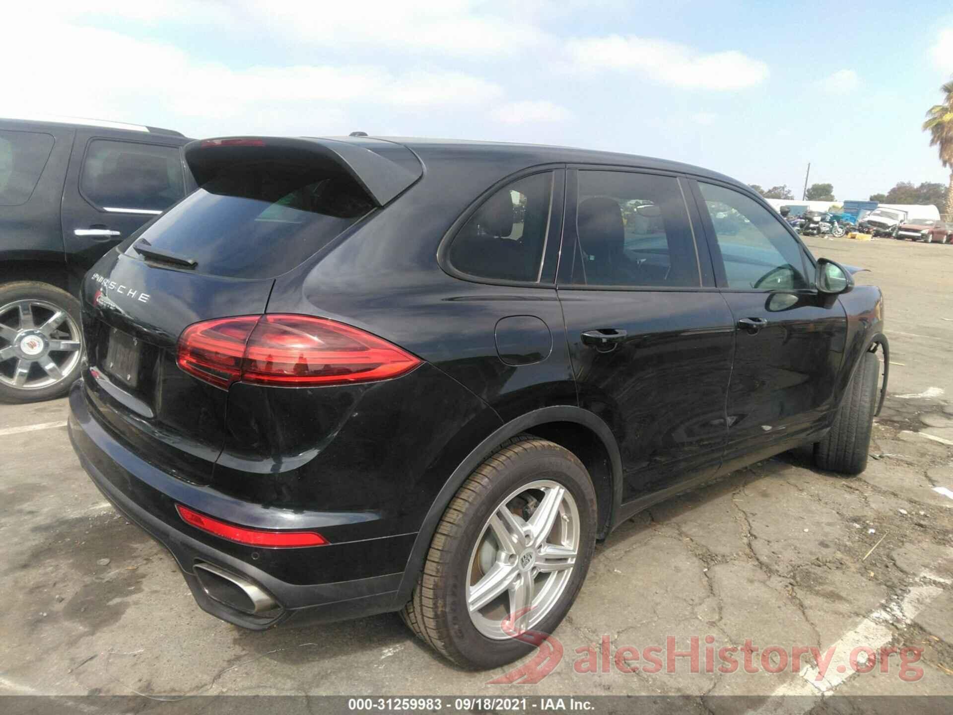 WP1AA2A25GKA15667 2016 PORSCHE CAYENNE