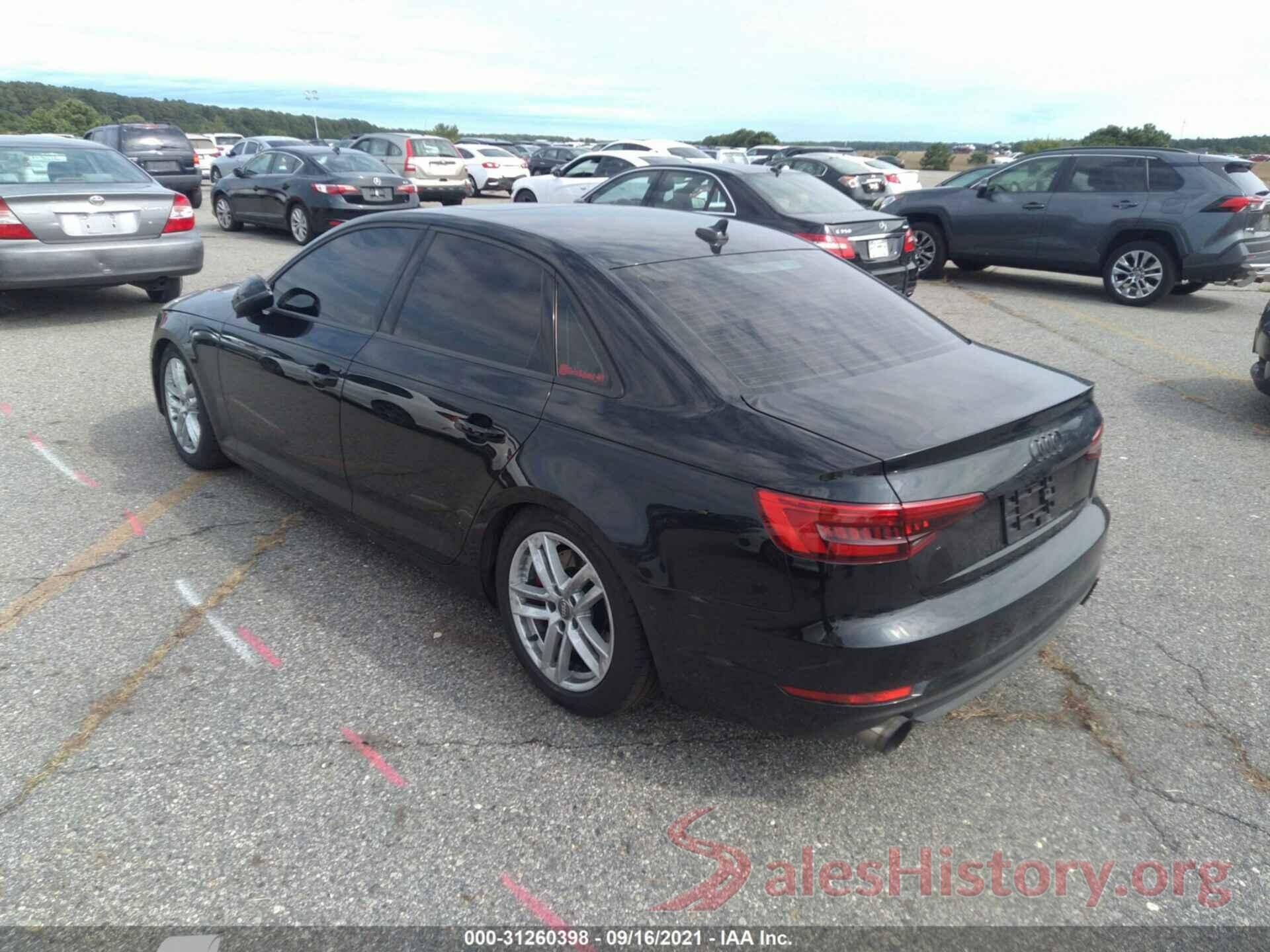 WAUANAF4XHN043441 2017 AUDI A4