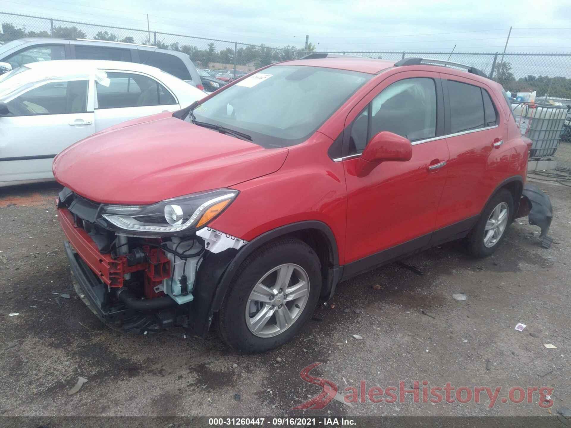 KL7CJLSB2LB342453 2020 CHEVROLET TRAX