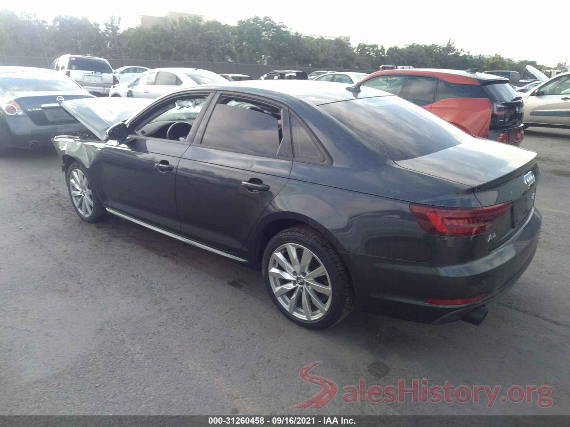 WAUKMAF45JA148943 2018 AUDI A4