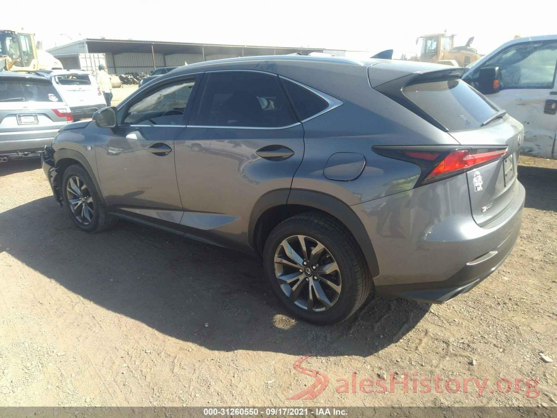 JTJYARBZ1K2120927 2019 LEXUS NX