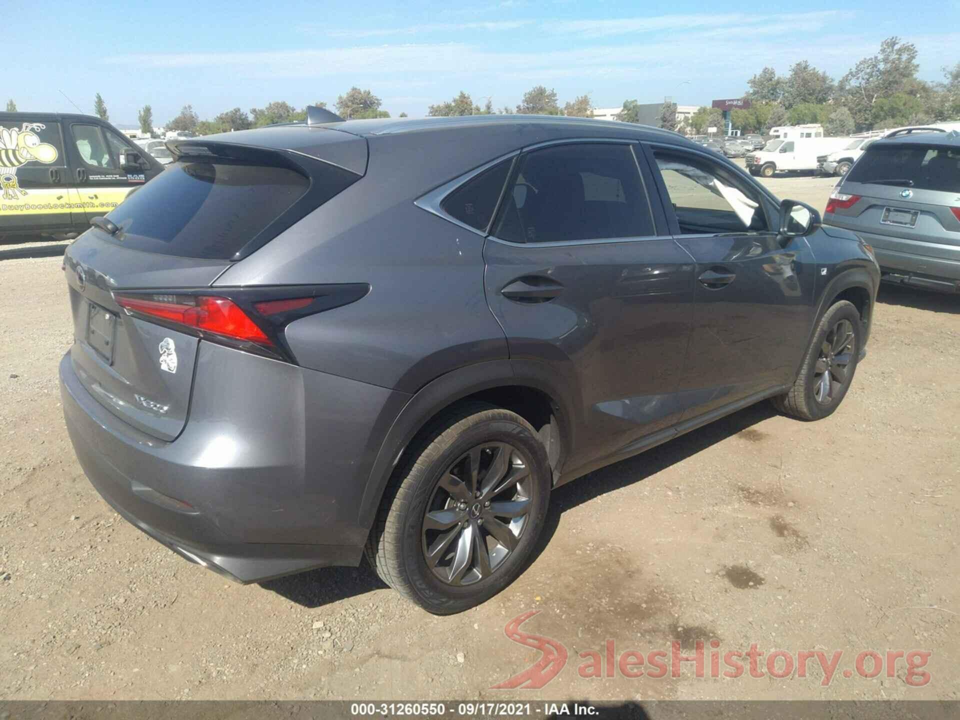 JTJYARBZ1K2120927 2019 LEXUS NX