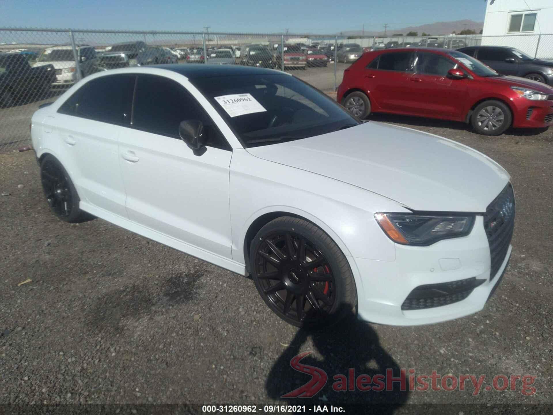 WAUF1GFF8G1109187 2016 AUDI S3