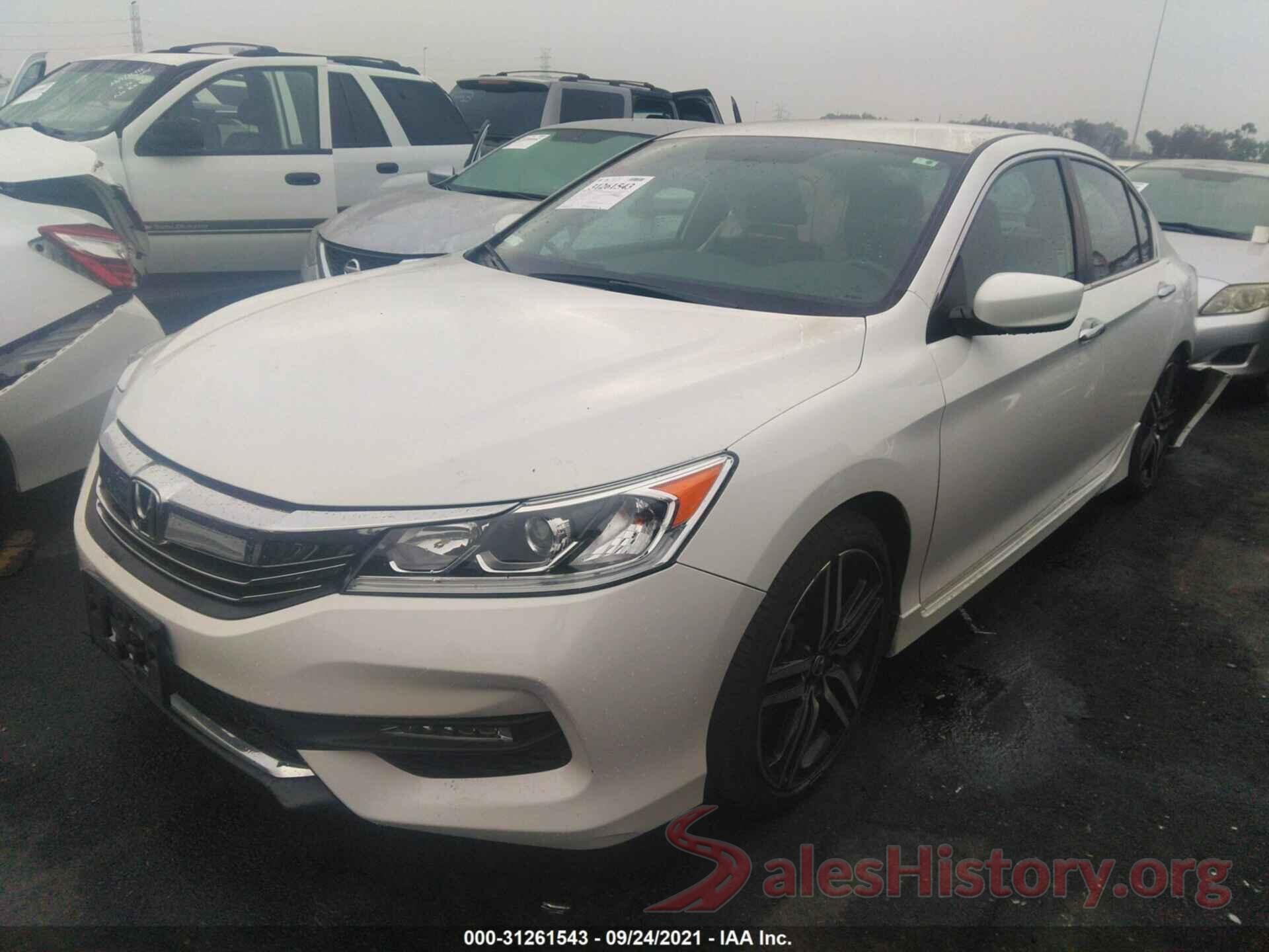 1HGCR2F50GA206443 2016 HONDA ACCORD SEDAN