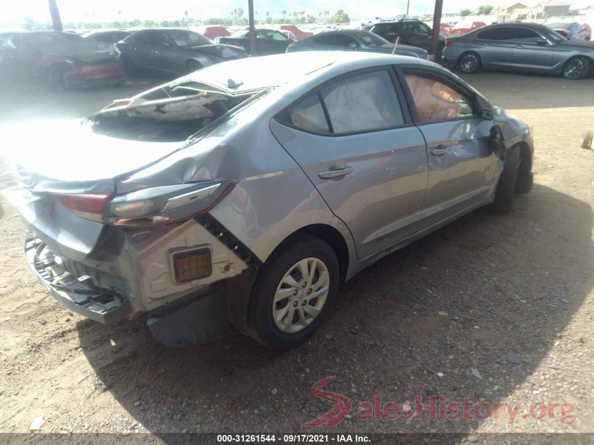 5NPD74LF0HH164688 2017 HYUNDAI ELANTRA