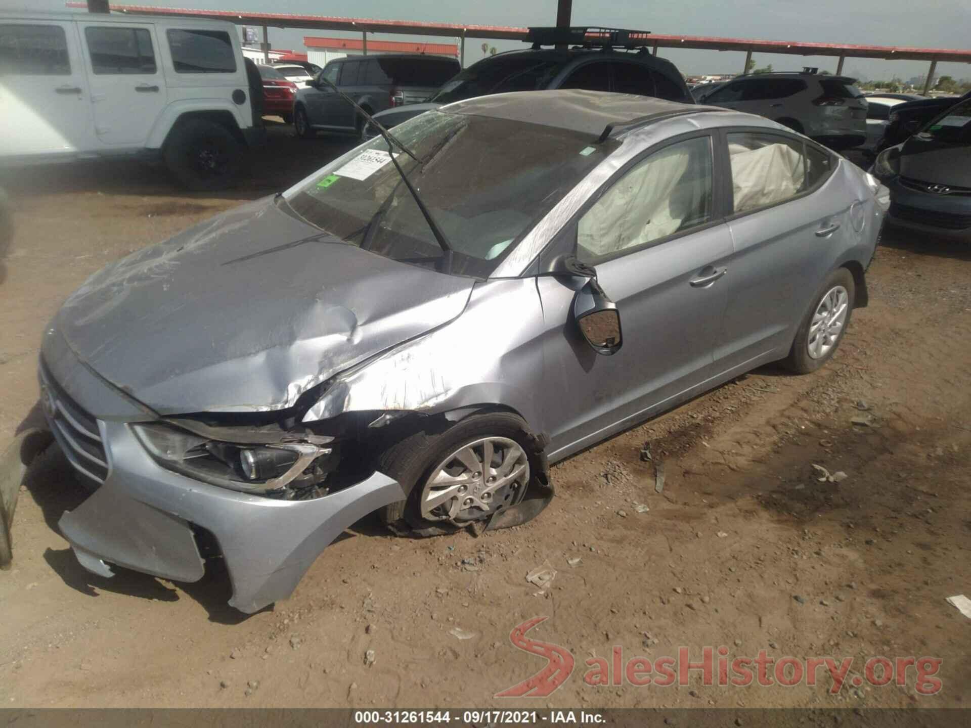 5NPD74LF0HH164688 2017 HYUNDAI ELANTRA