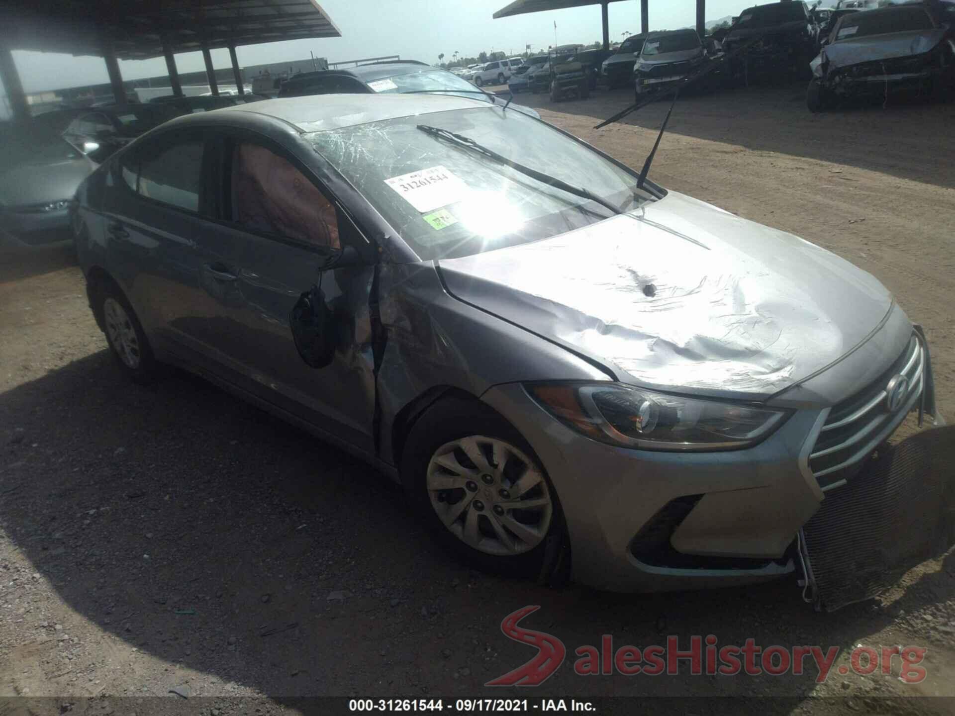 5NPD74LF0HH164688 2017 HYUNDAI ELANTRA