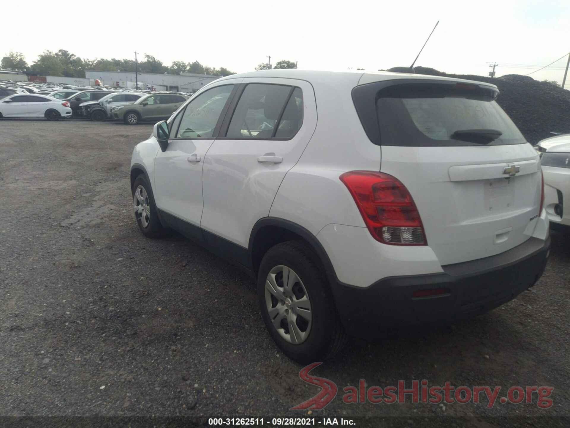 KL7CJKSB3GB504977 2016 CHEVROLET TRAX