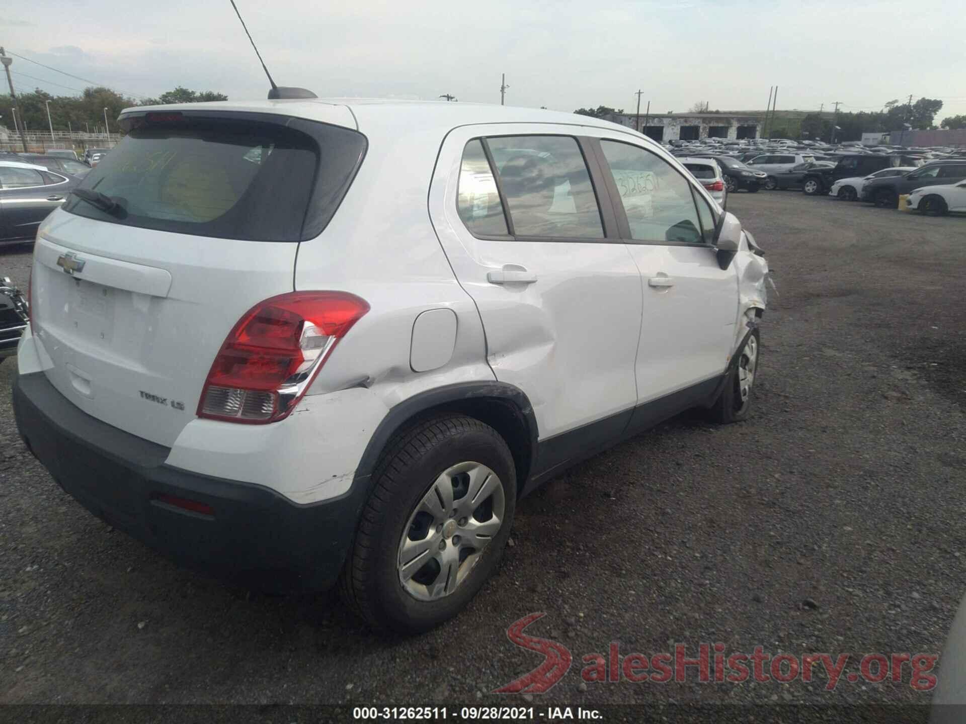 KL7CJKSB3GB504977 2016 CHEVROLET TRAX