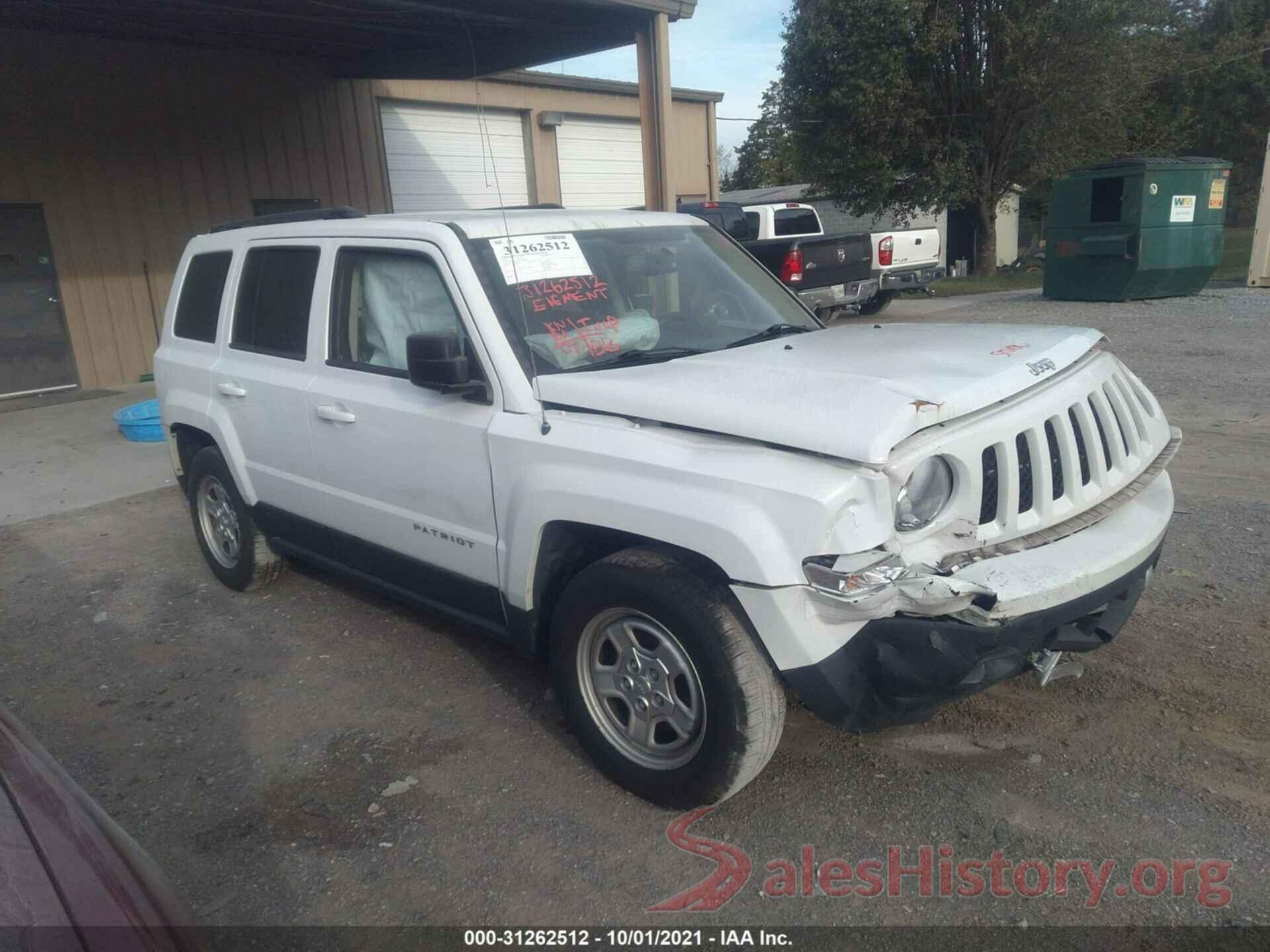 1C4NJPBB6GD770619 2016 JEEP PATRIOT